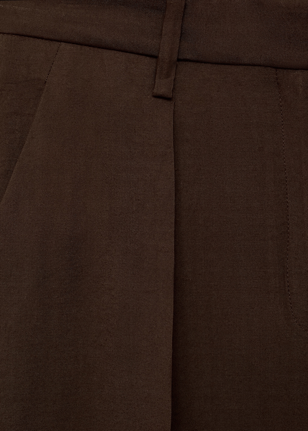 Wide leg pleated pants