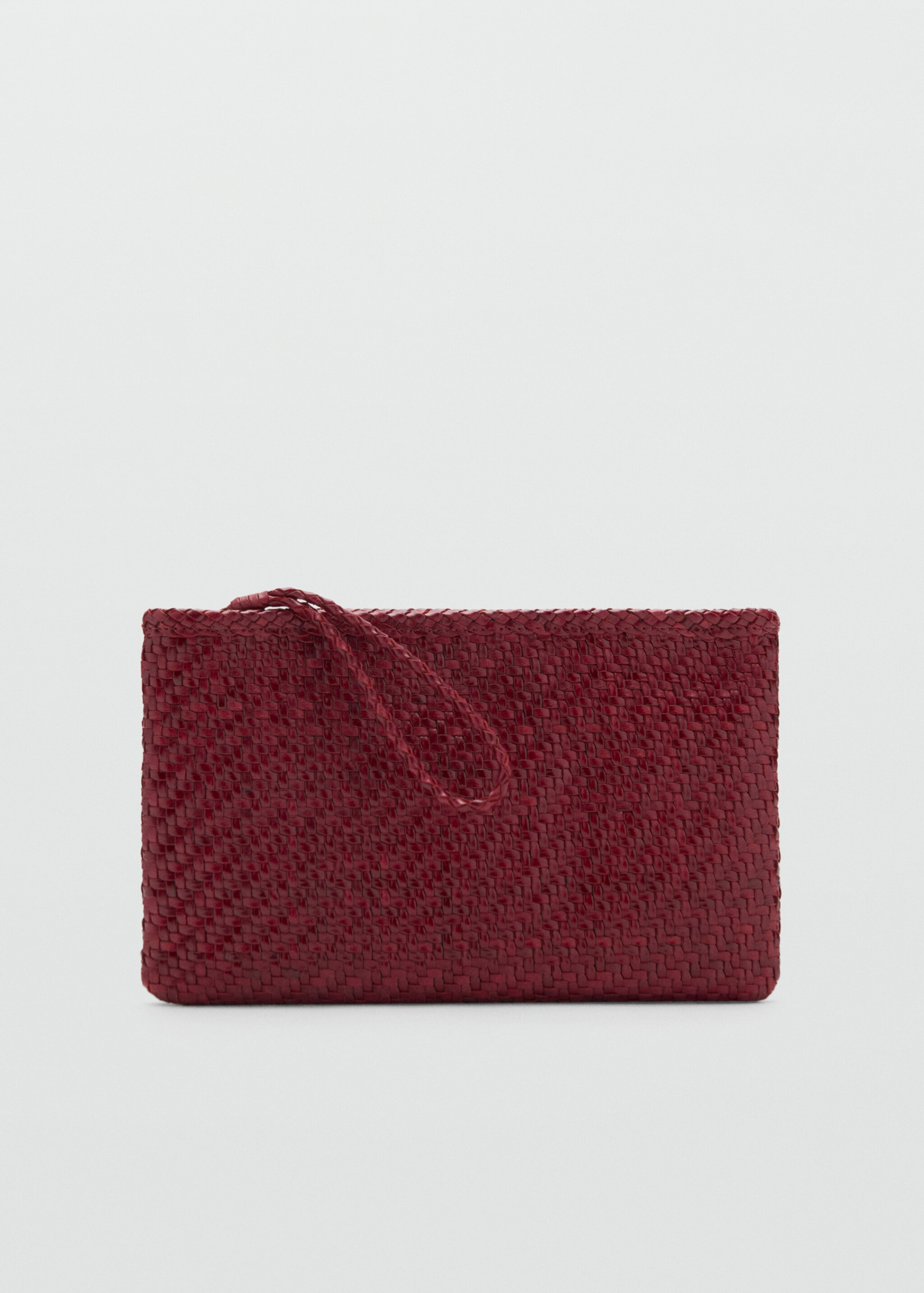 Braided leather clutch - Article without model