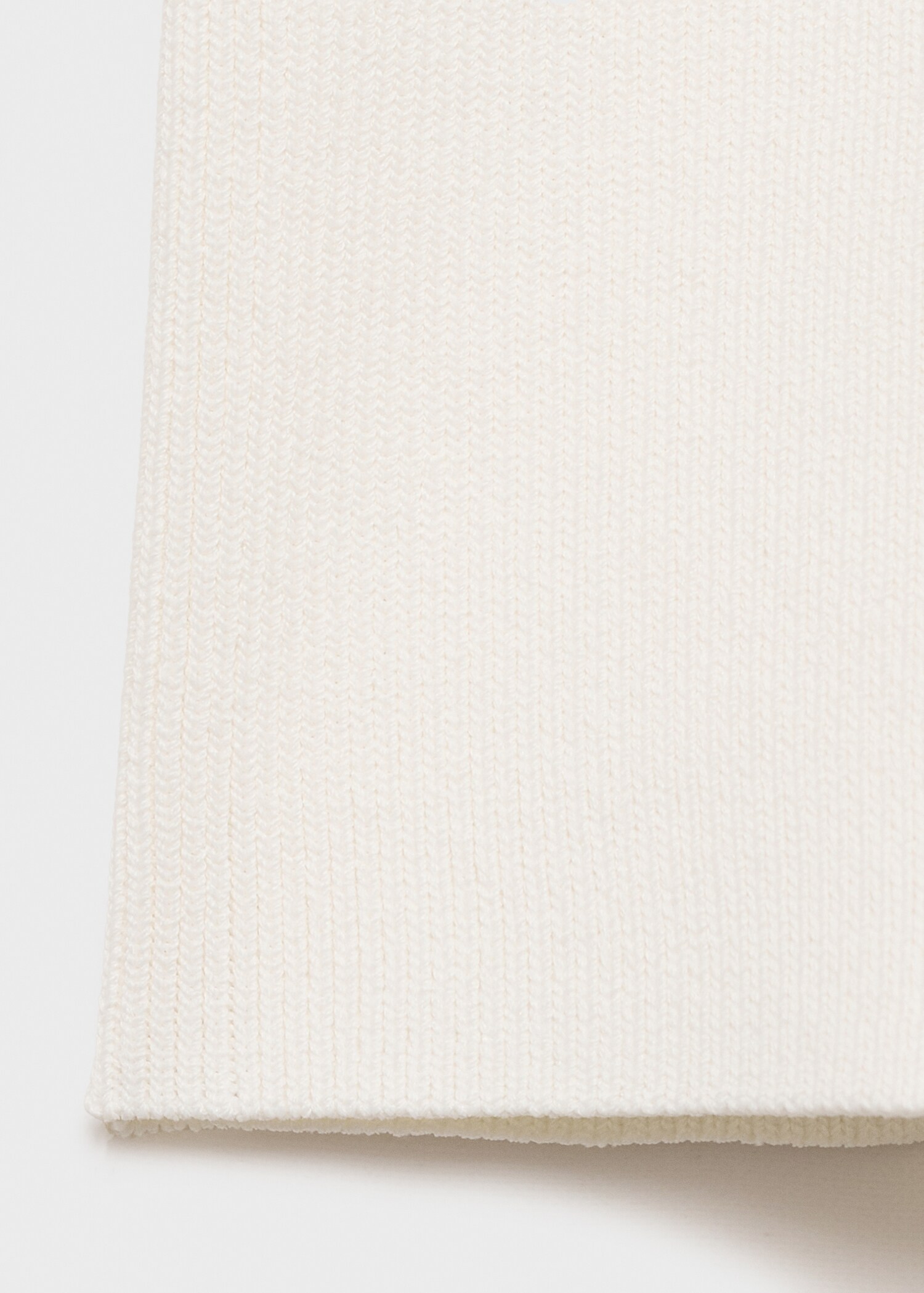 Ribbed halter-neck top - Details of the article 0
