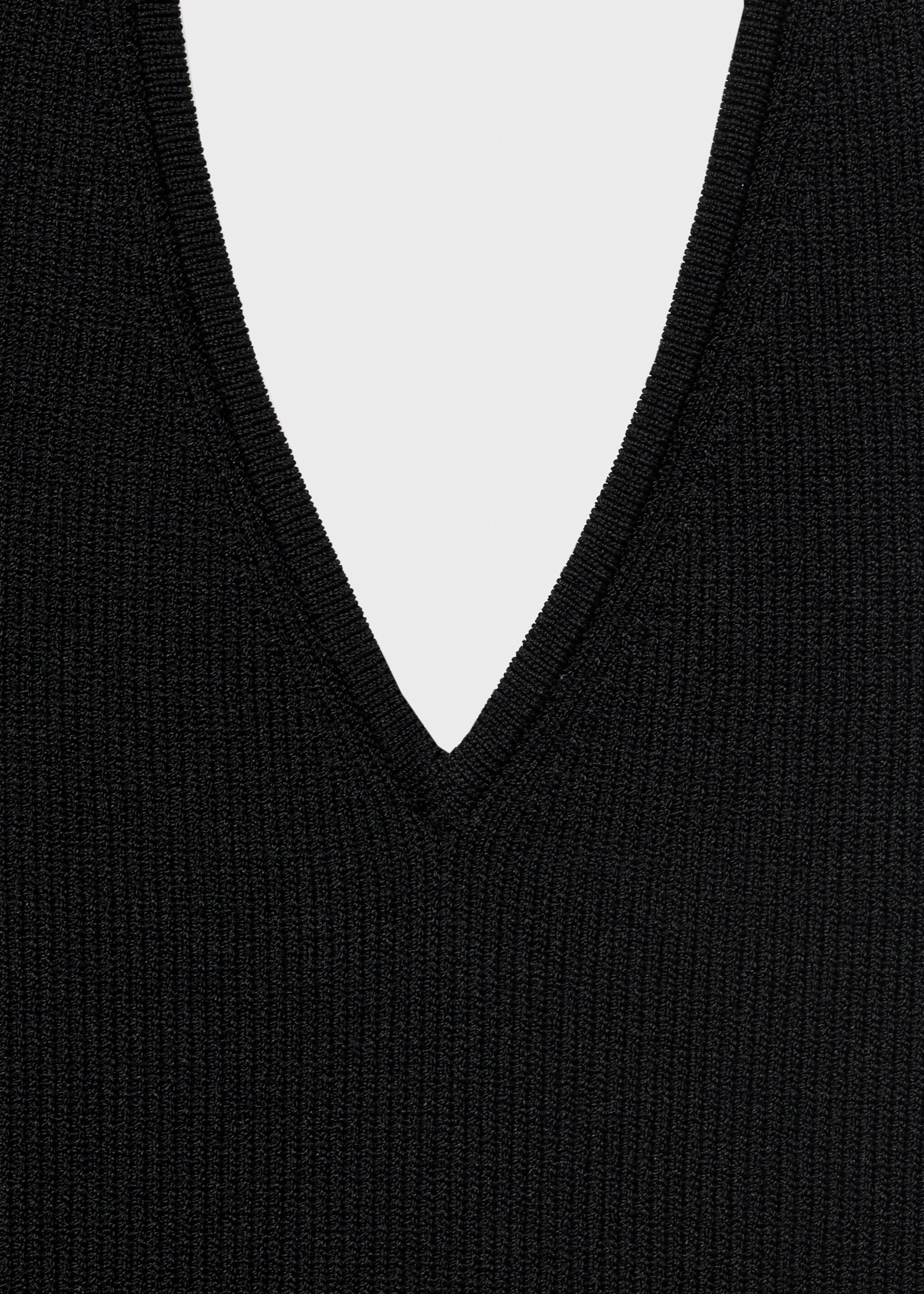 Ribbed halter-neck top - Details of the article 8