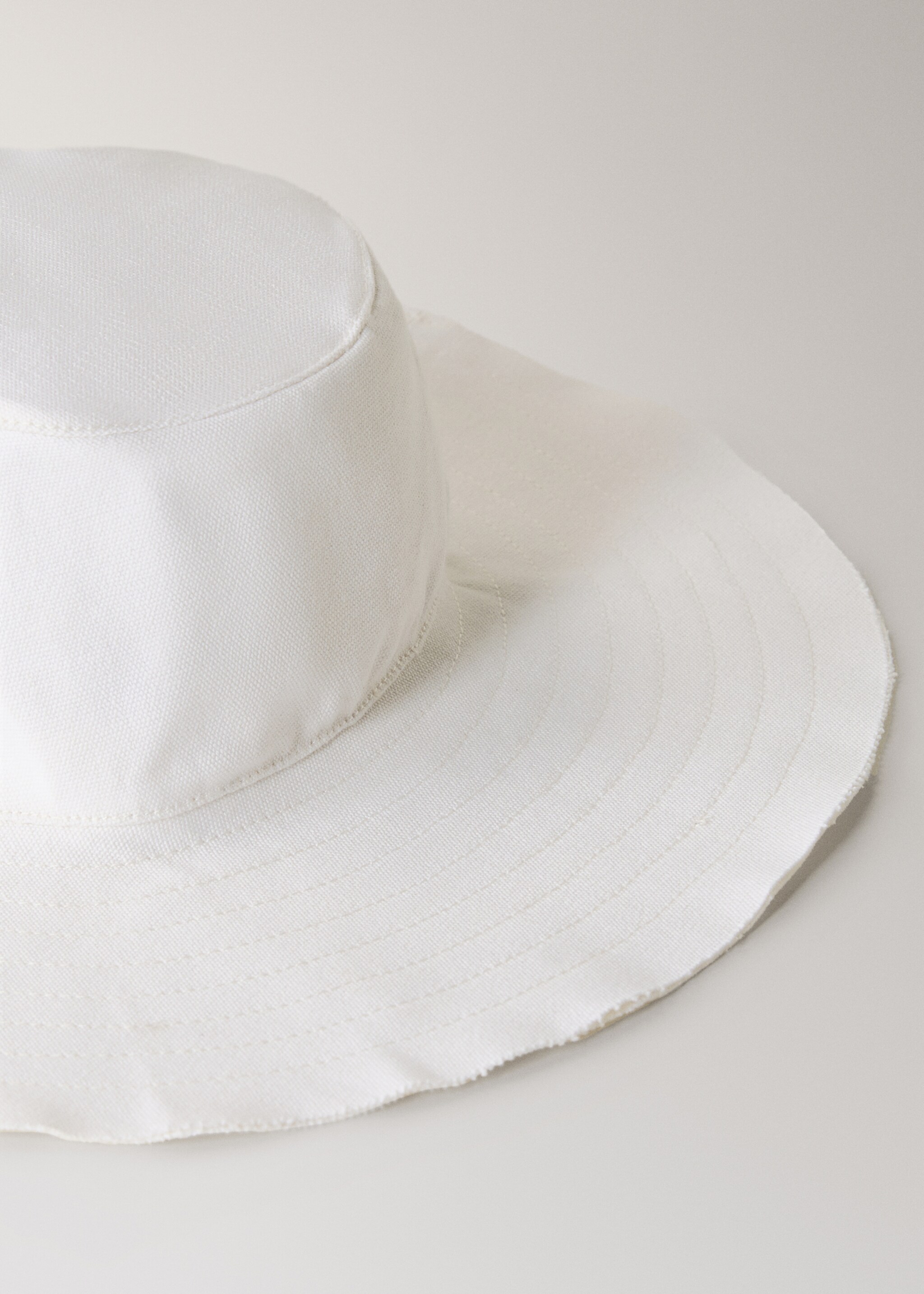 Sombrero playa algodón liso - Detalle del artículo 1
