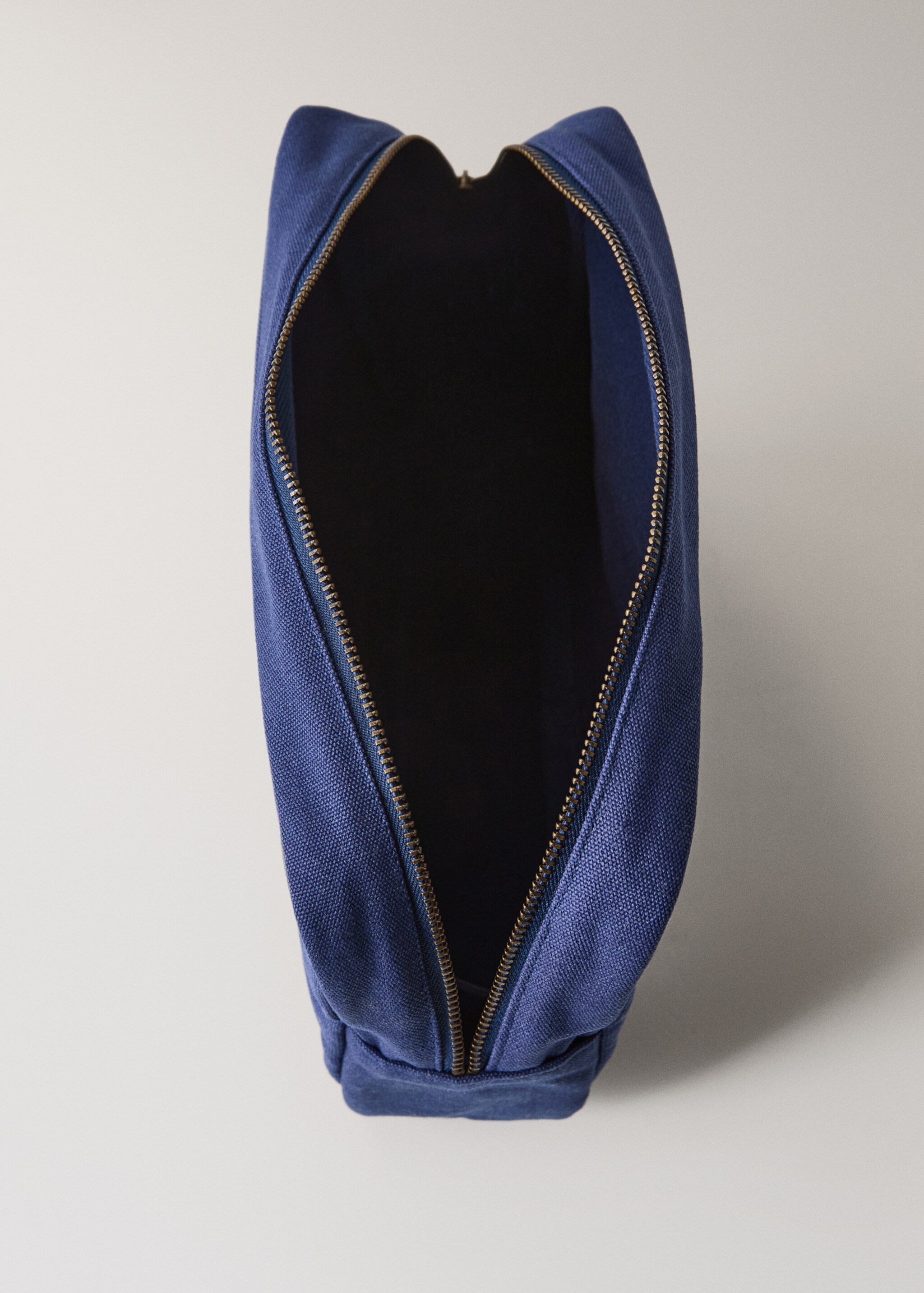 Plain cotton toiletry bag - Details of the article 3