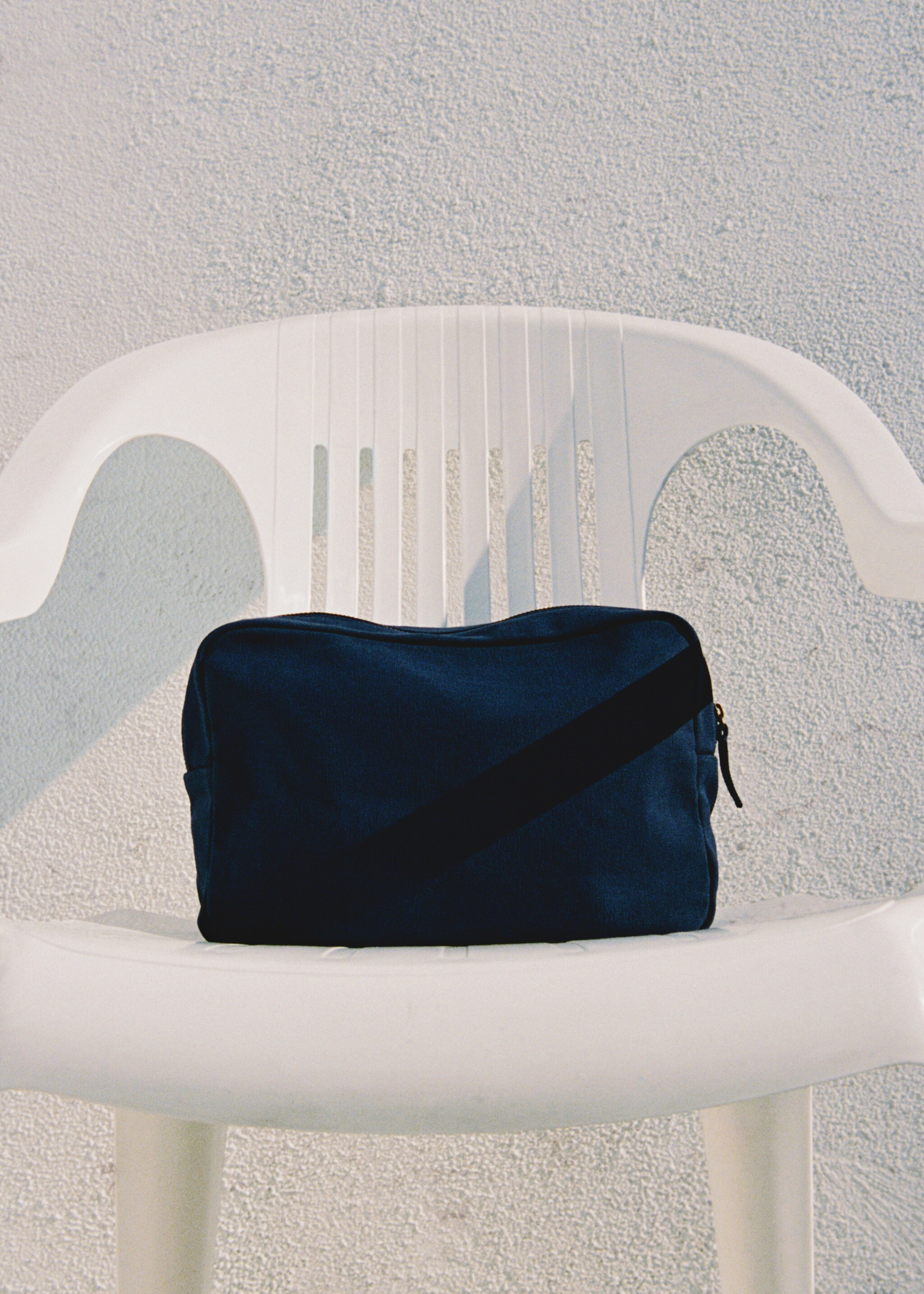 Plain cotton toiletry bag - Details of the article 7