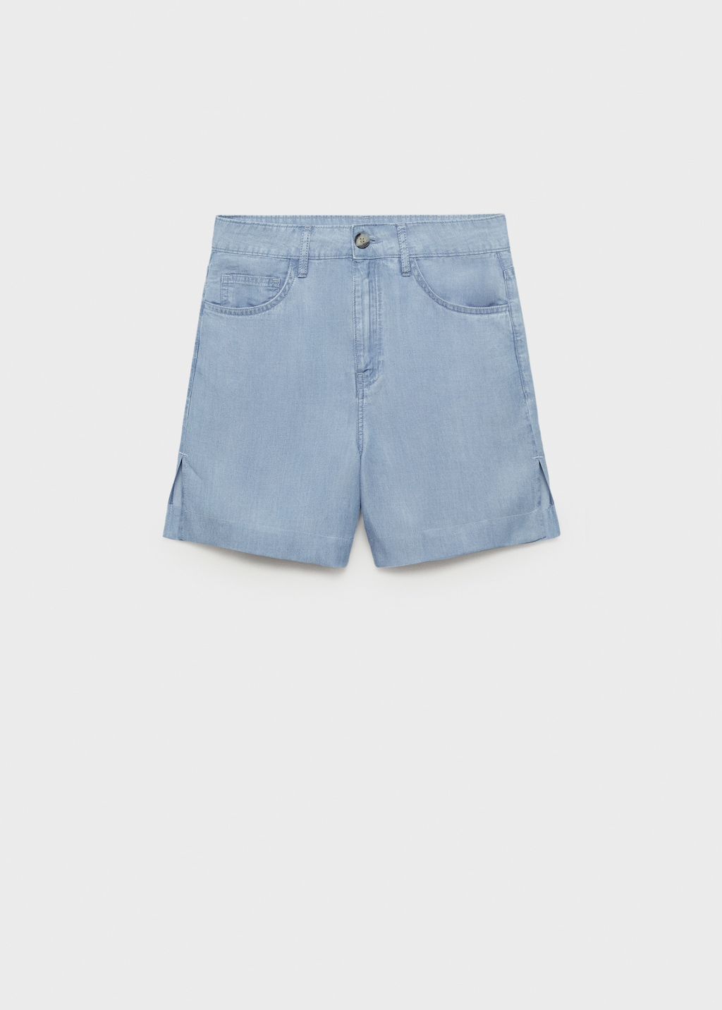 Mango Straight-fit lyocell bermuda shorts thumbnail