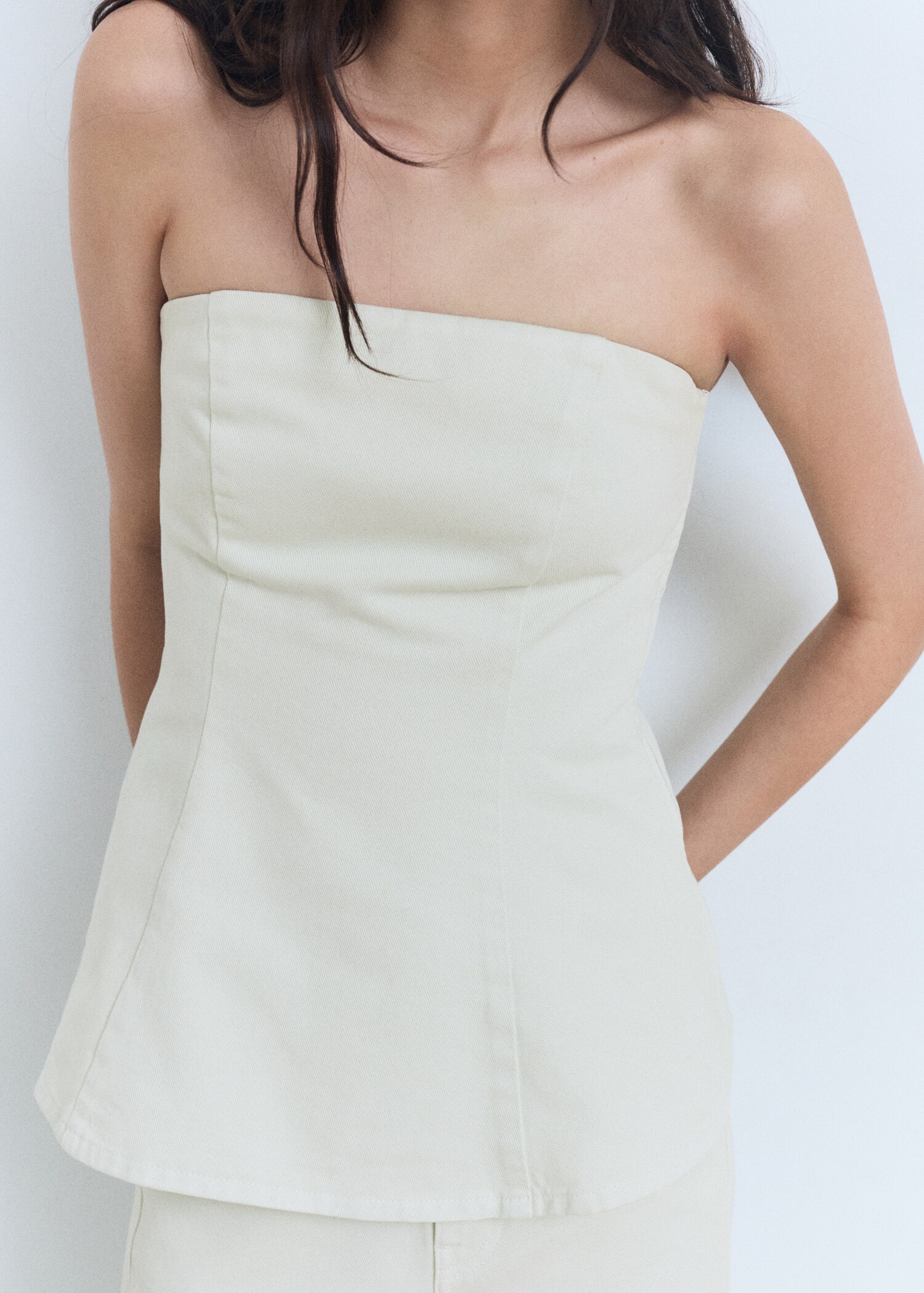 Ausgestelltes Off-Shoulder-Top - Detail des Artikels 1