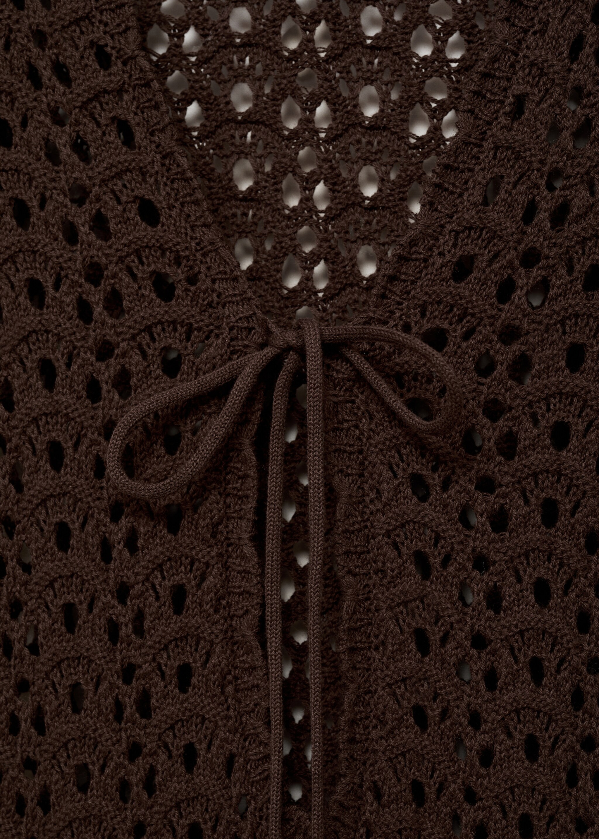 Crochet dress with bow - Details of the article 8