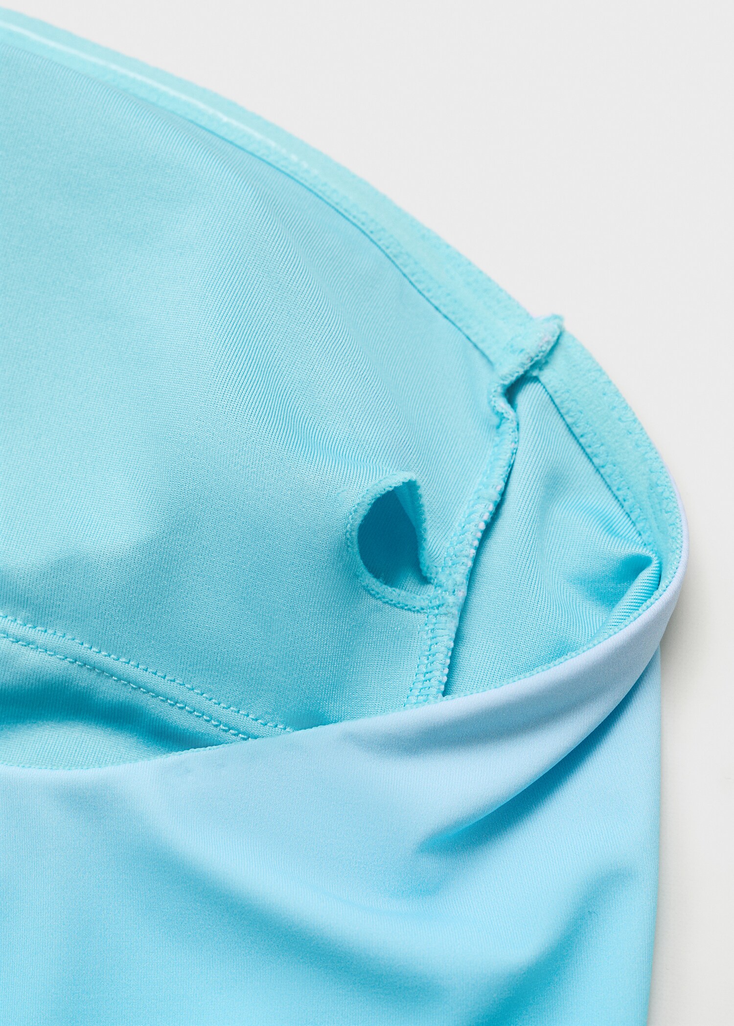 Gradient-effect strapless swimsuit - Details of the article 0