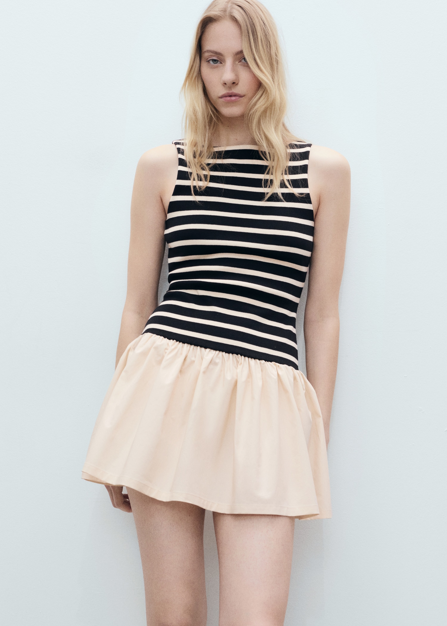 mango short dresses Mango halterneck mini dress in white