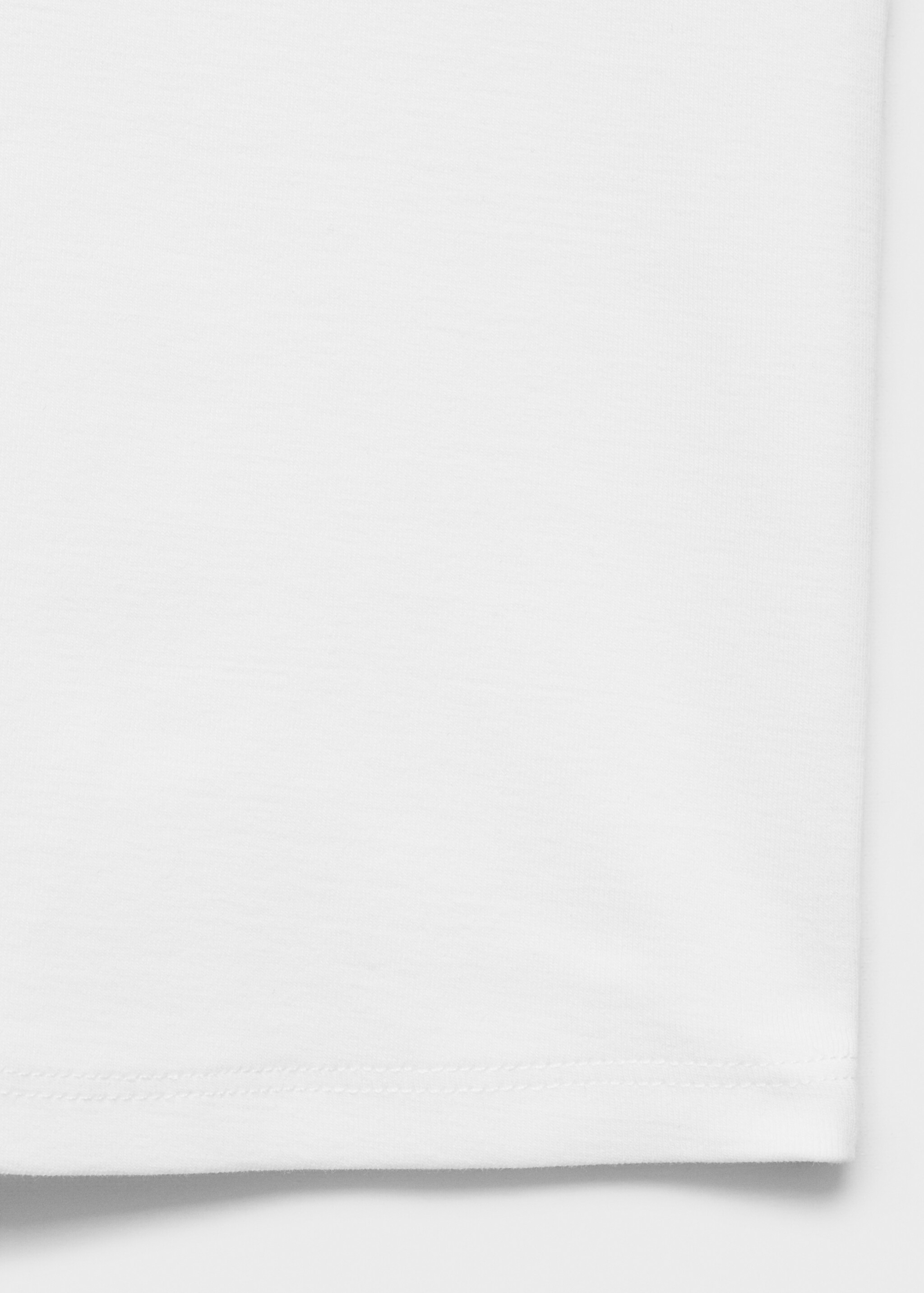 Cotton t-shirt with contrasting trim - Details of the article 0