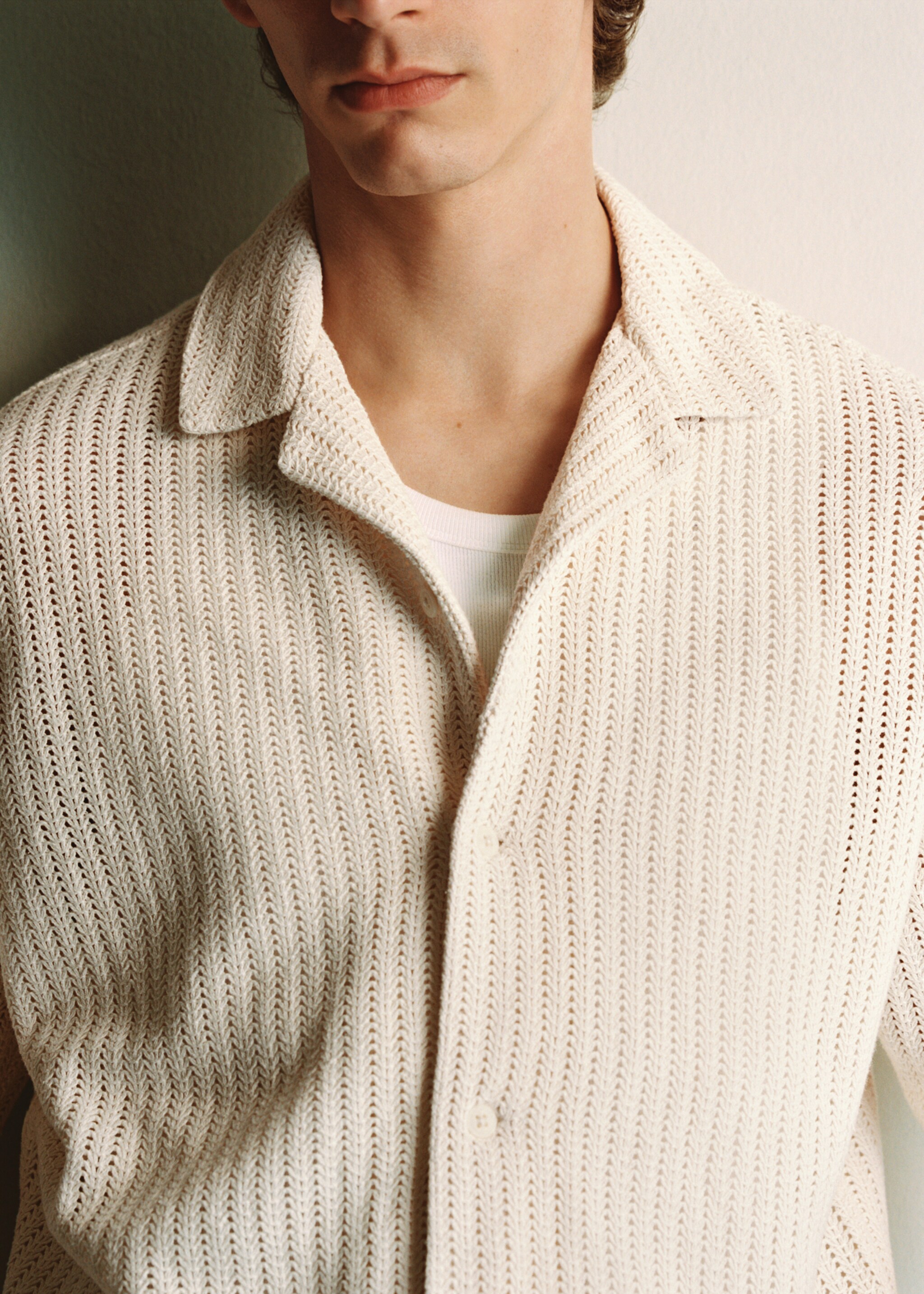 Camisa algodón calado regular - Detalle del artículo 5