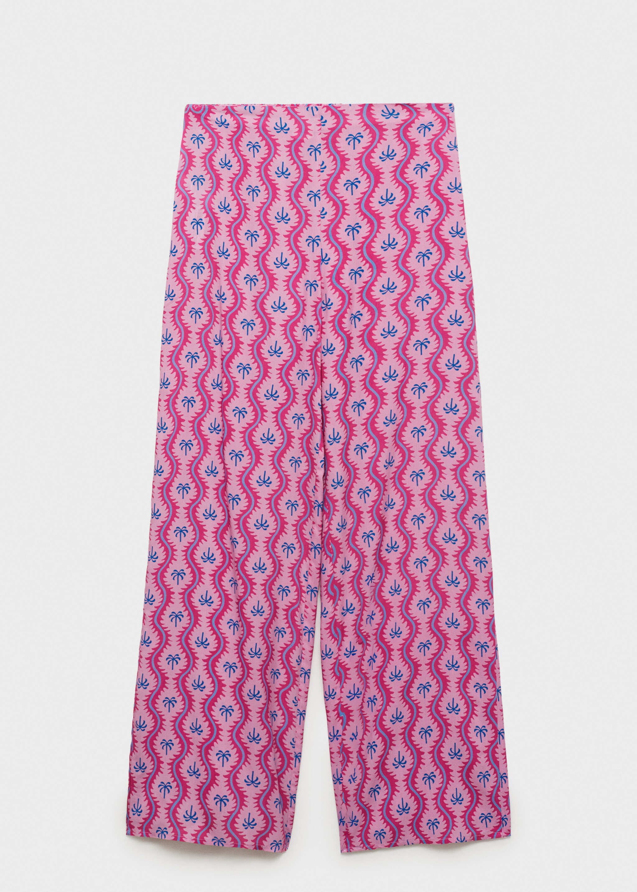 Broek met palmbomenprint - Artikel zonder model