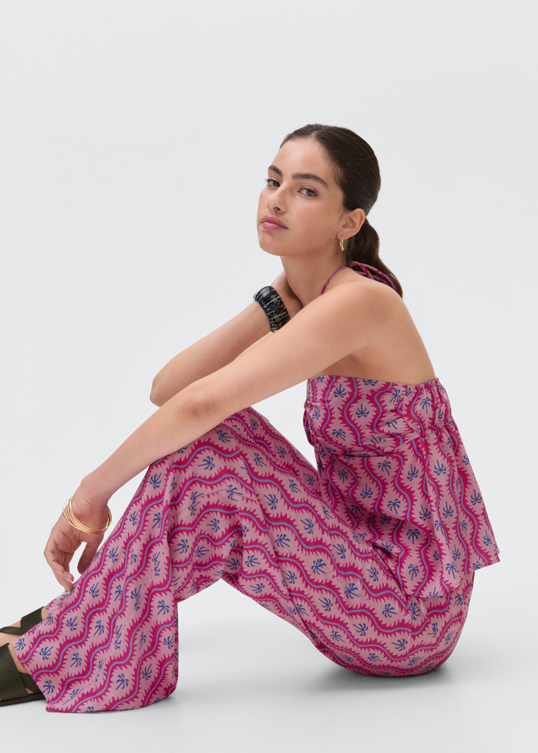 Broek met palmbomenprint - Detail van het artikel 2