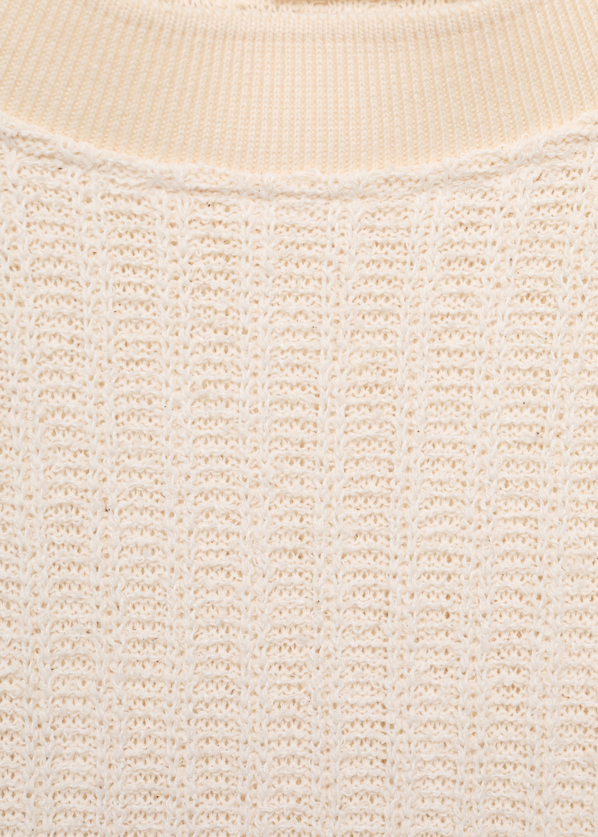 Ribbstickad t-shirt - Detaljer om artikeln 8
