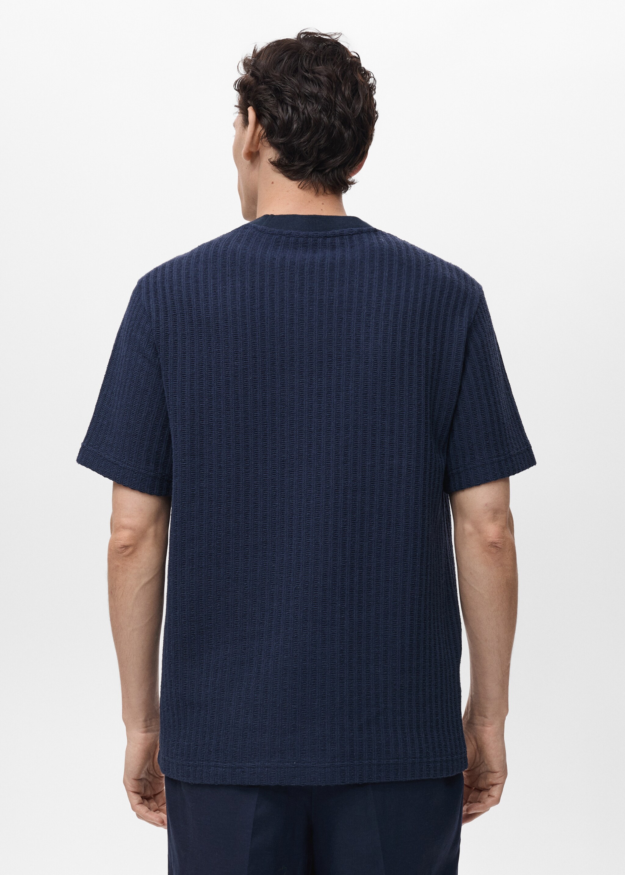 Camiseta punto rayas - Reverso del artículo