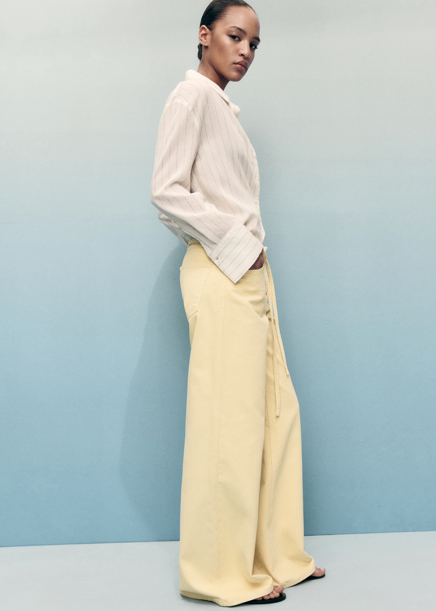 Jean wideleg taille basse ceinture - Détail de l'article 2