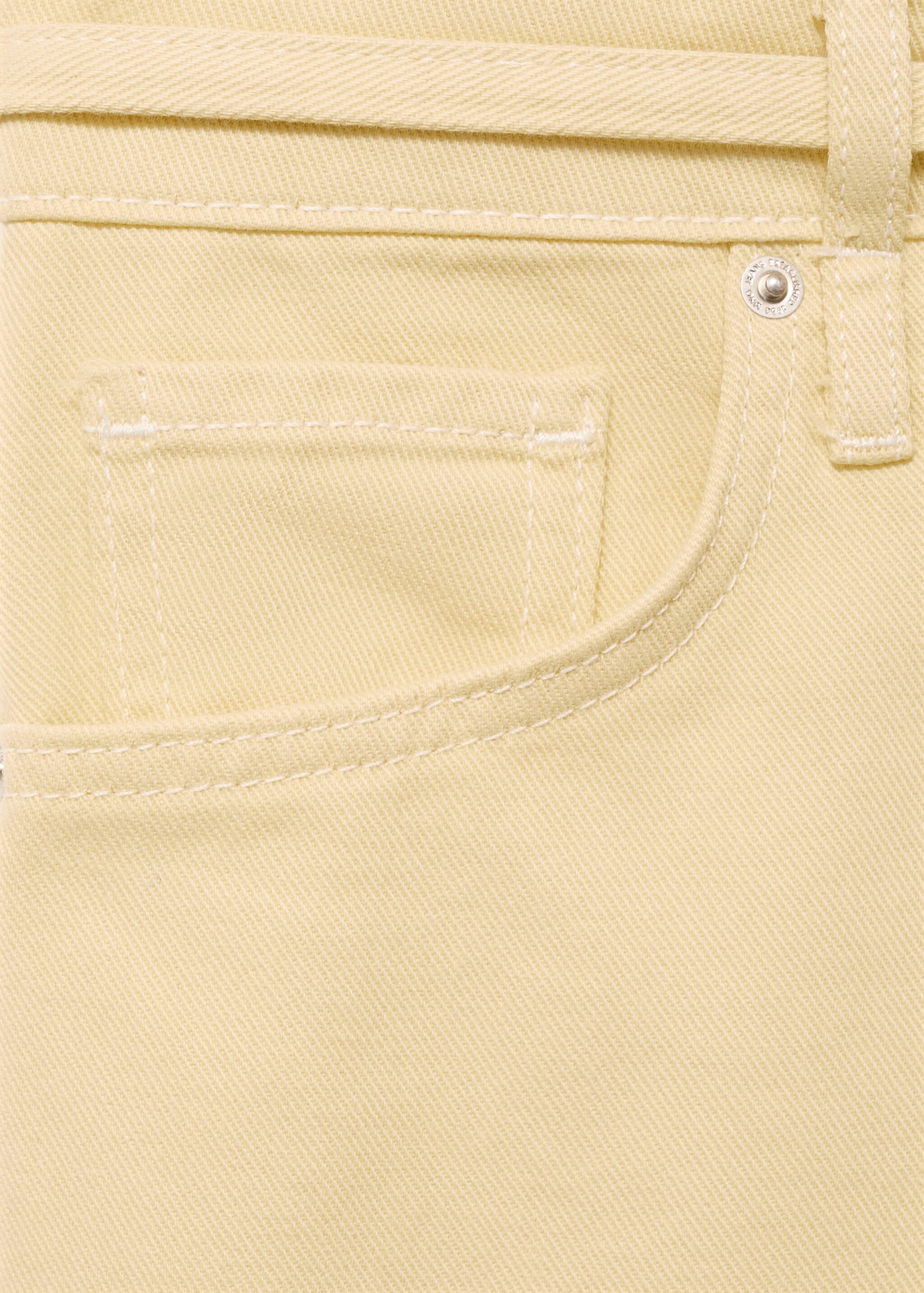 Jeans wideleg tiro bajo cinturón - Detalle del artículo 8