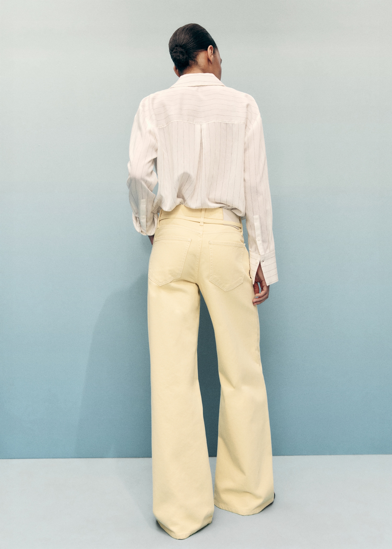 Jean wideleg taille basse ceinture - Verso de l’article
