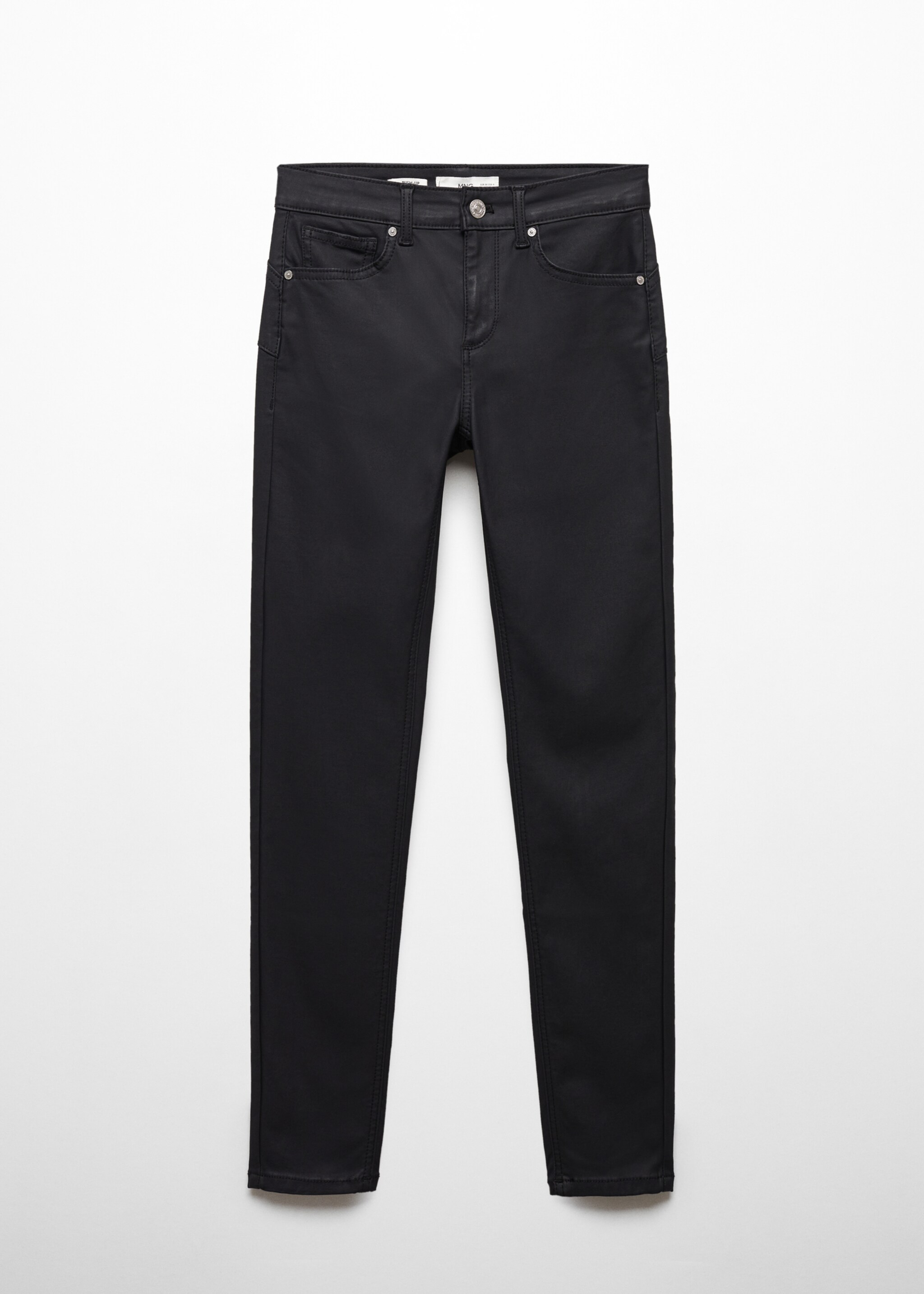 Waxed push-up skinny jeans - Article without model