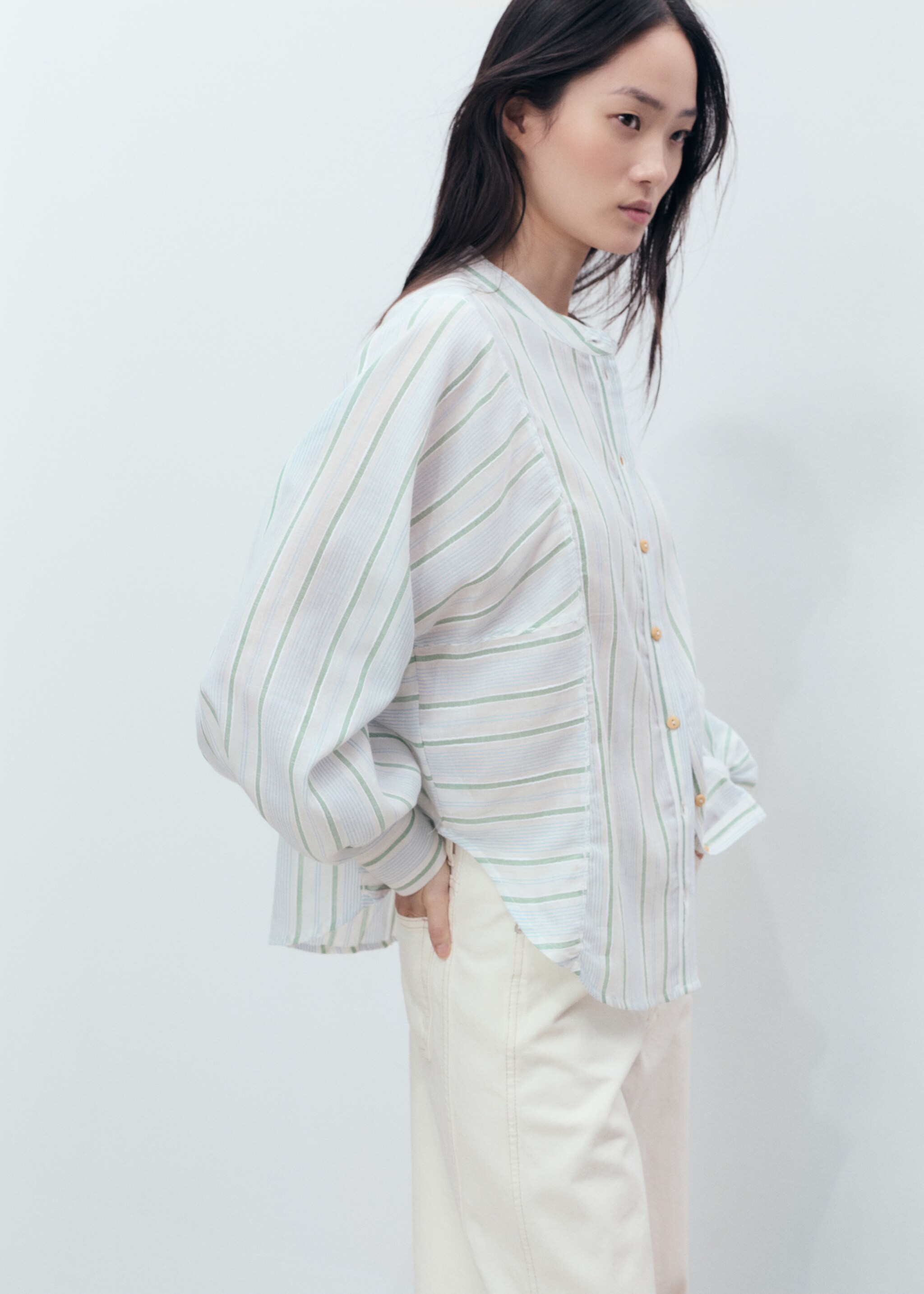 Camisa estampado rayas - Detalle del artículo 2