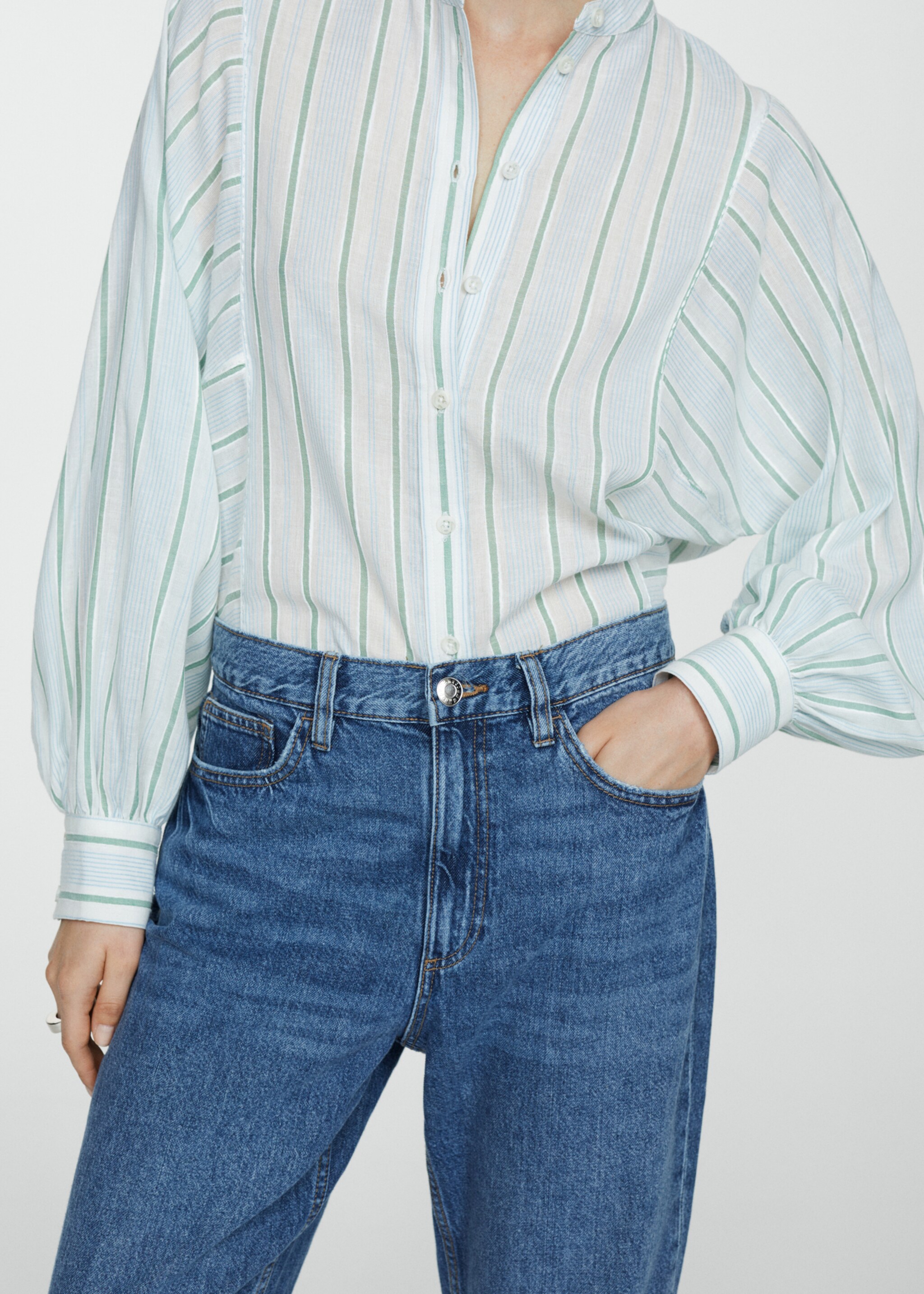 Camisa estampado rayas - Detalle del artículo 6