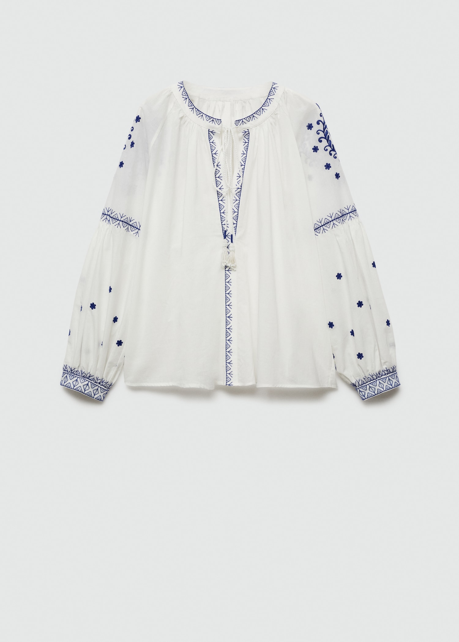เสื้อเชิ้ตดีเทลลายปัก - สินค้าที่ไม่มีแบบ