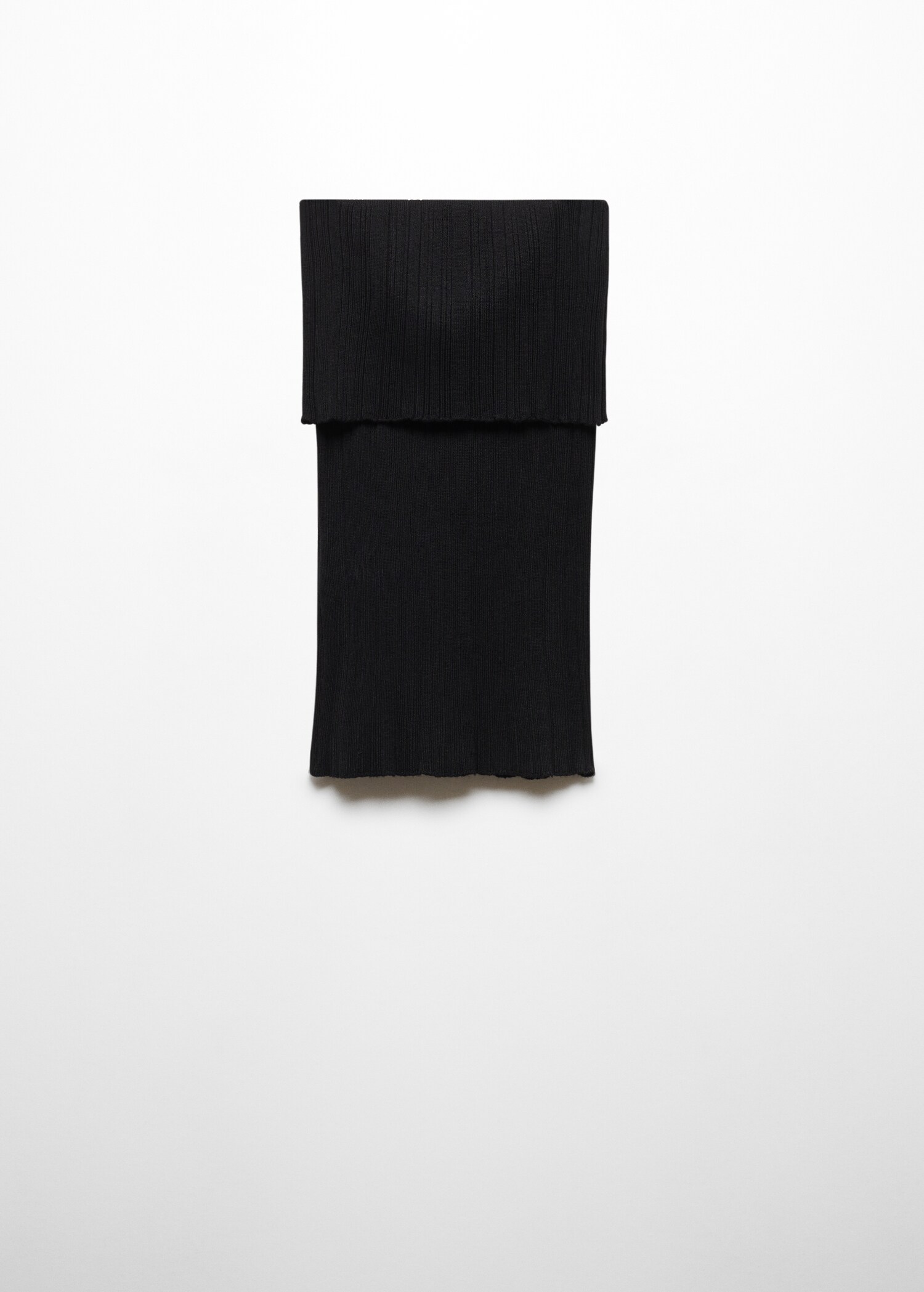 Strapless knitted top - Article without model