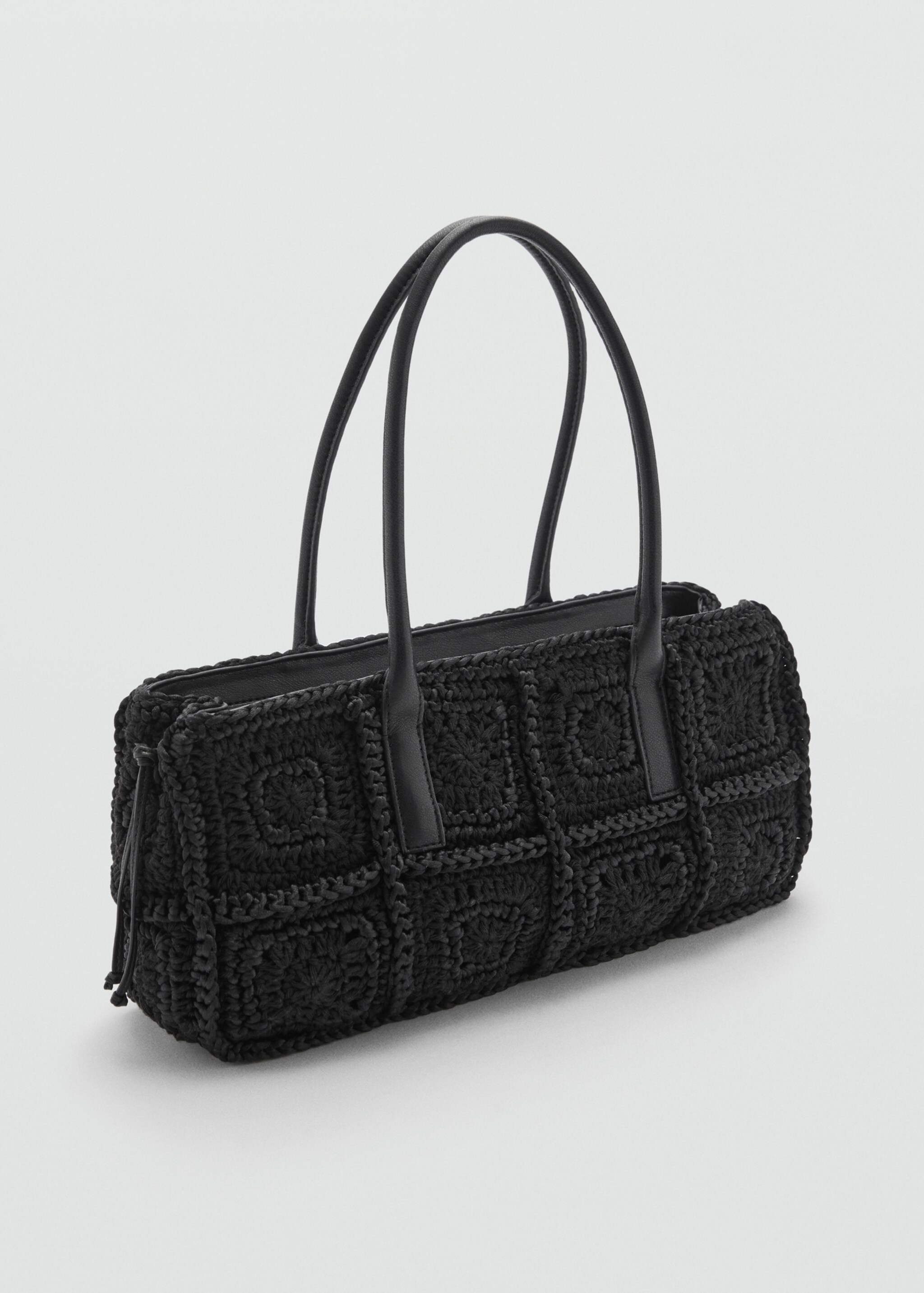 Crochet shoulder bag - Medium plane