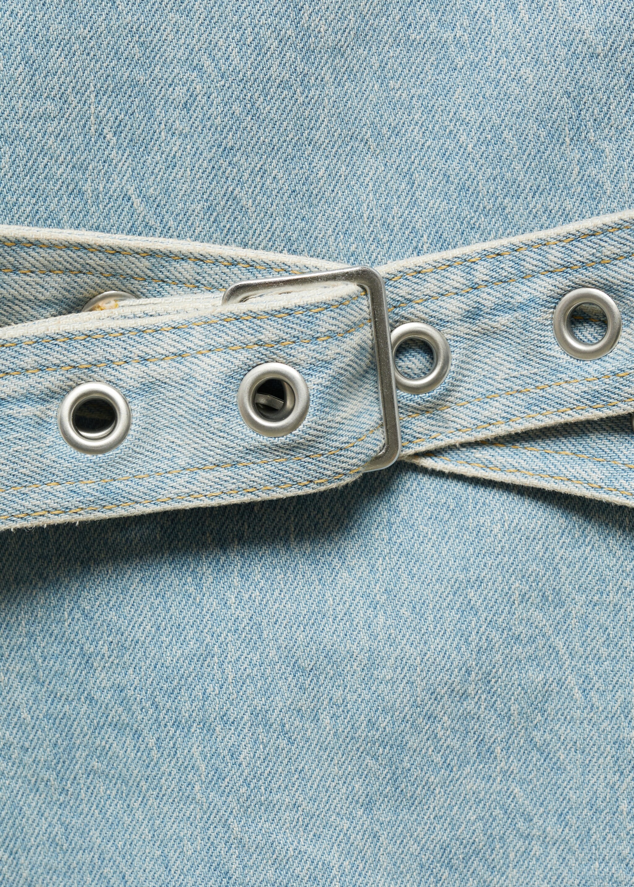 Vestido vaquero cinturón - Detalle del artículo 8