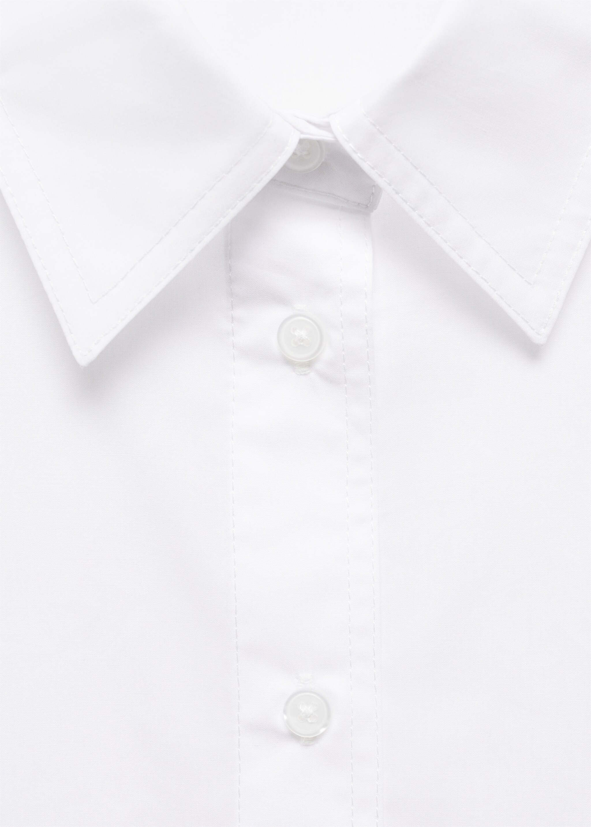 100% cotton crop shirt - Details of the article 8