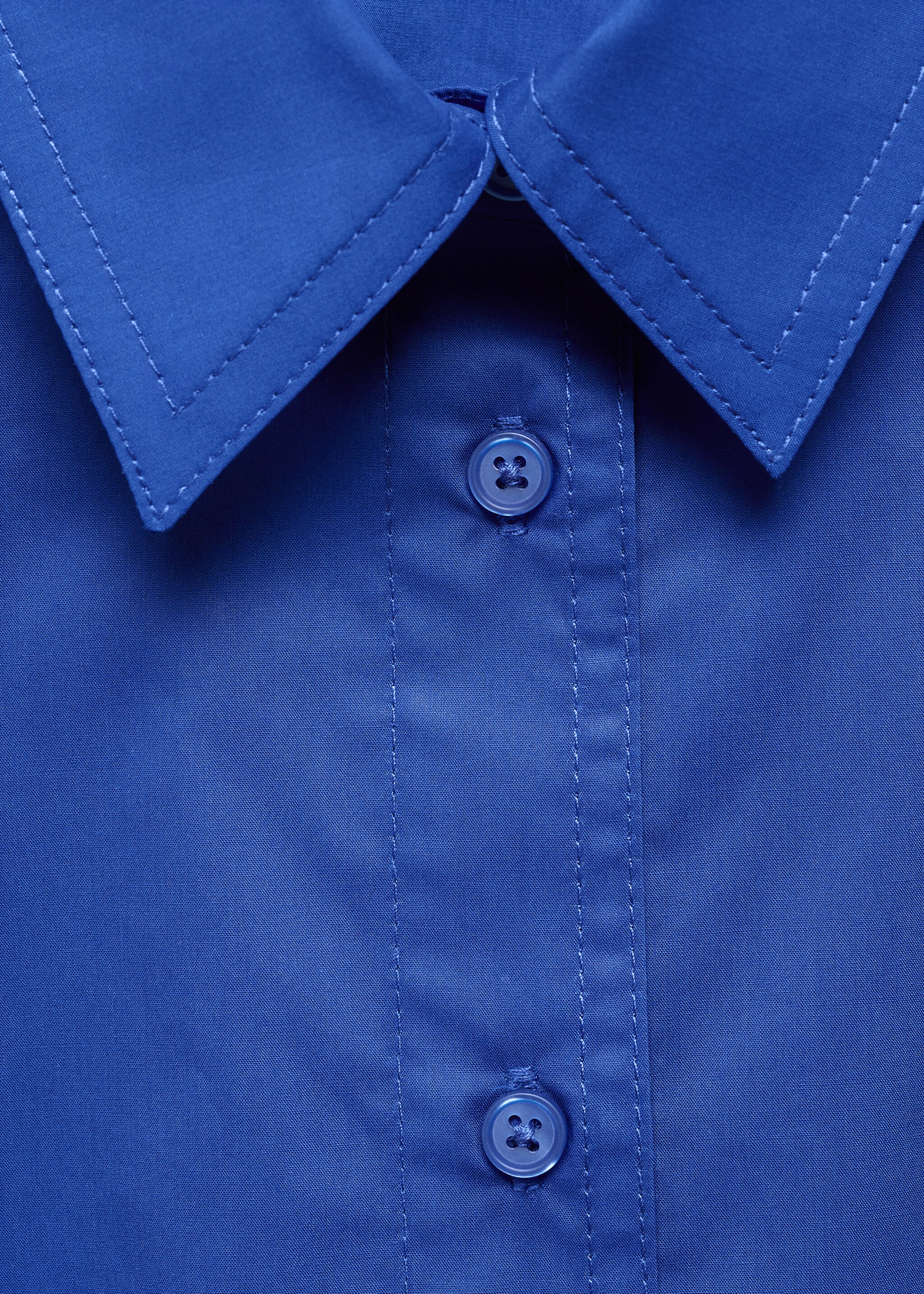 100% cotton crop shirt - Details of the article 8
