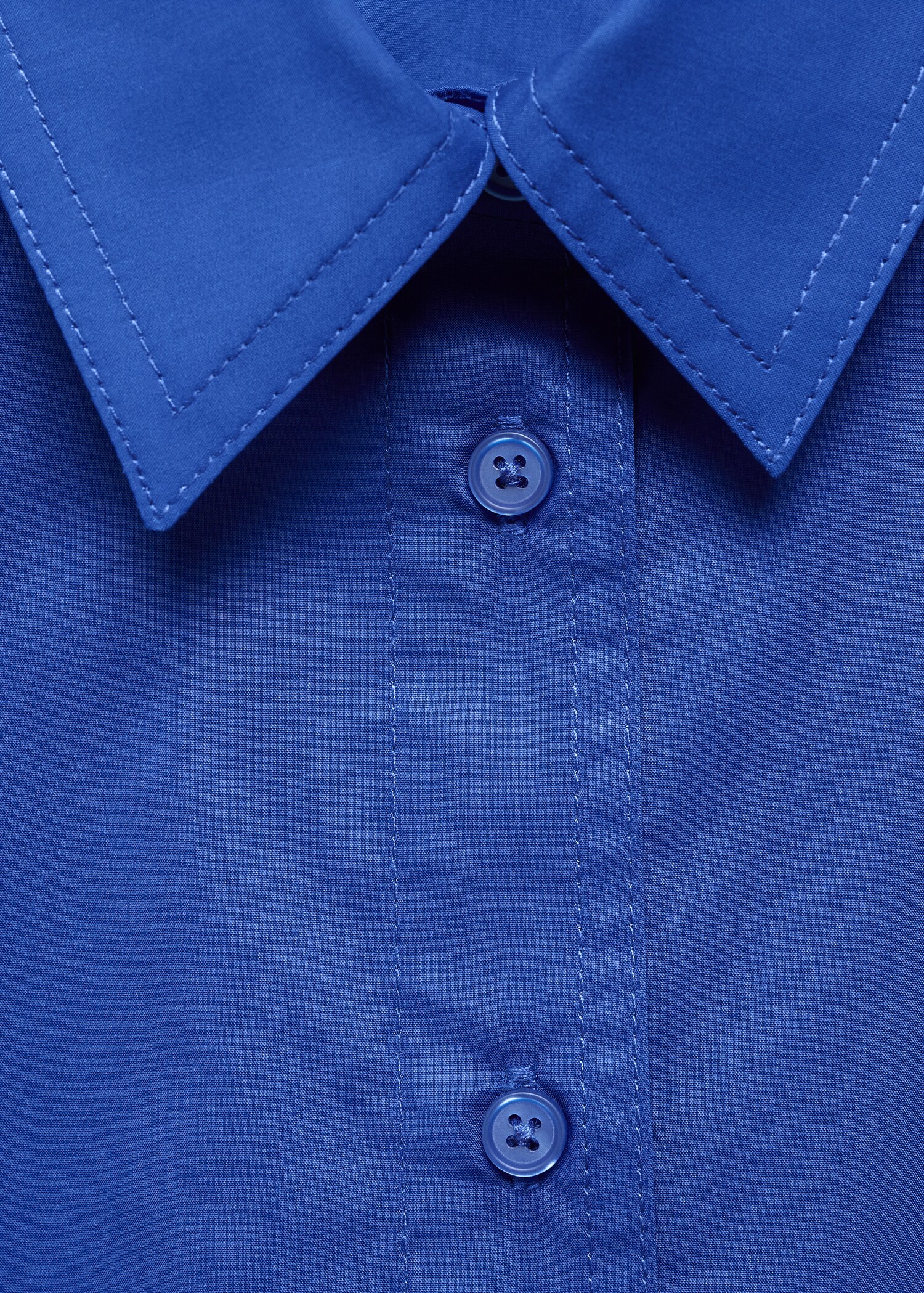 100% cotton crop shirt - Details of the article 8