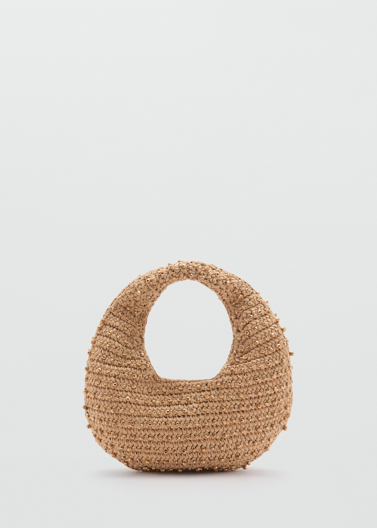 Bolso fibra natural abalorios - Artículo sin modelo