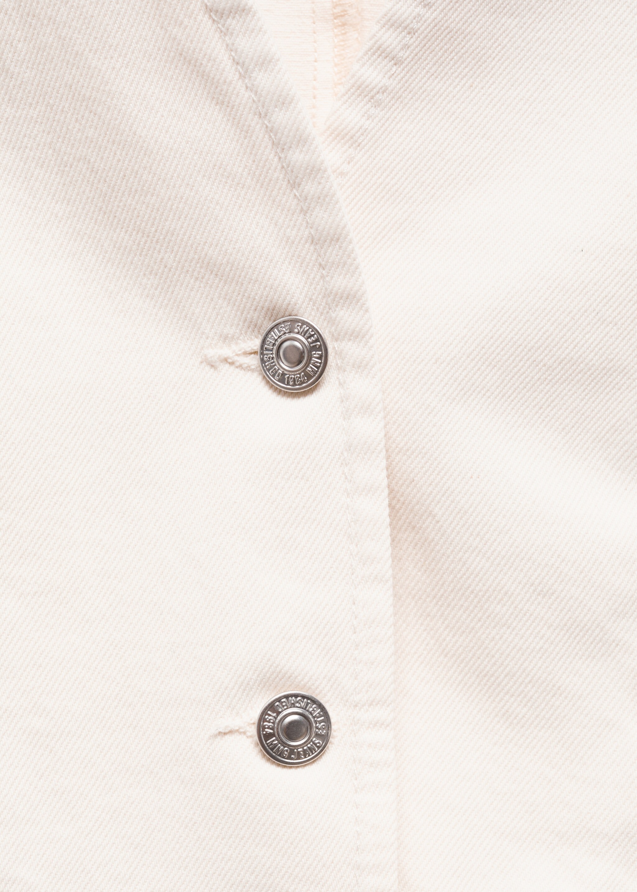 Gilet en jean boutons - Détail de l'article 8