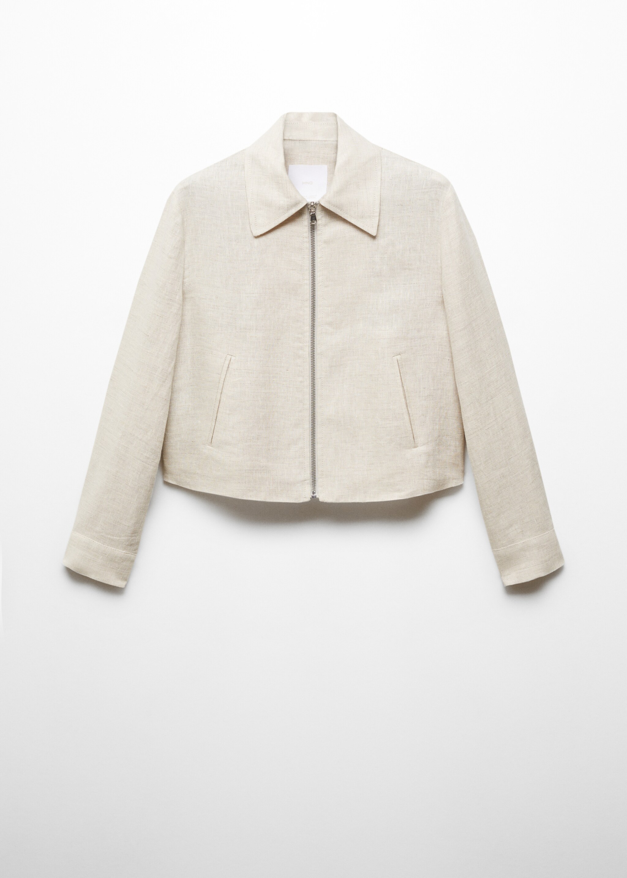 Chaqueta 100% lino cremallera - Artículo sin modelo