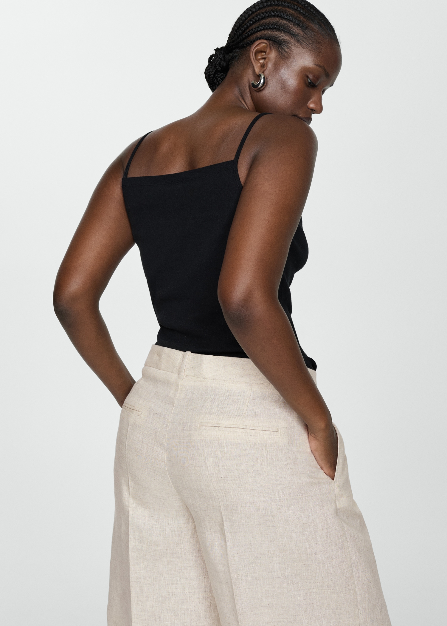 100% linen bermuda shorts1