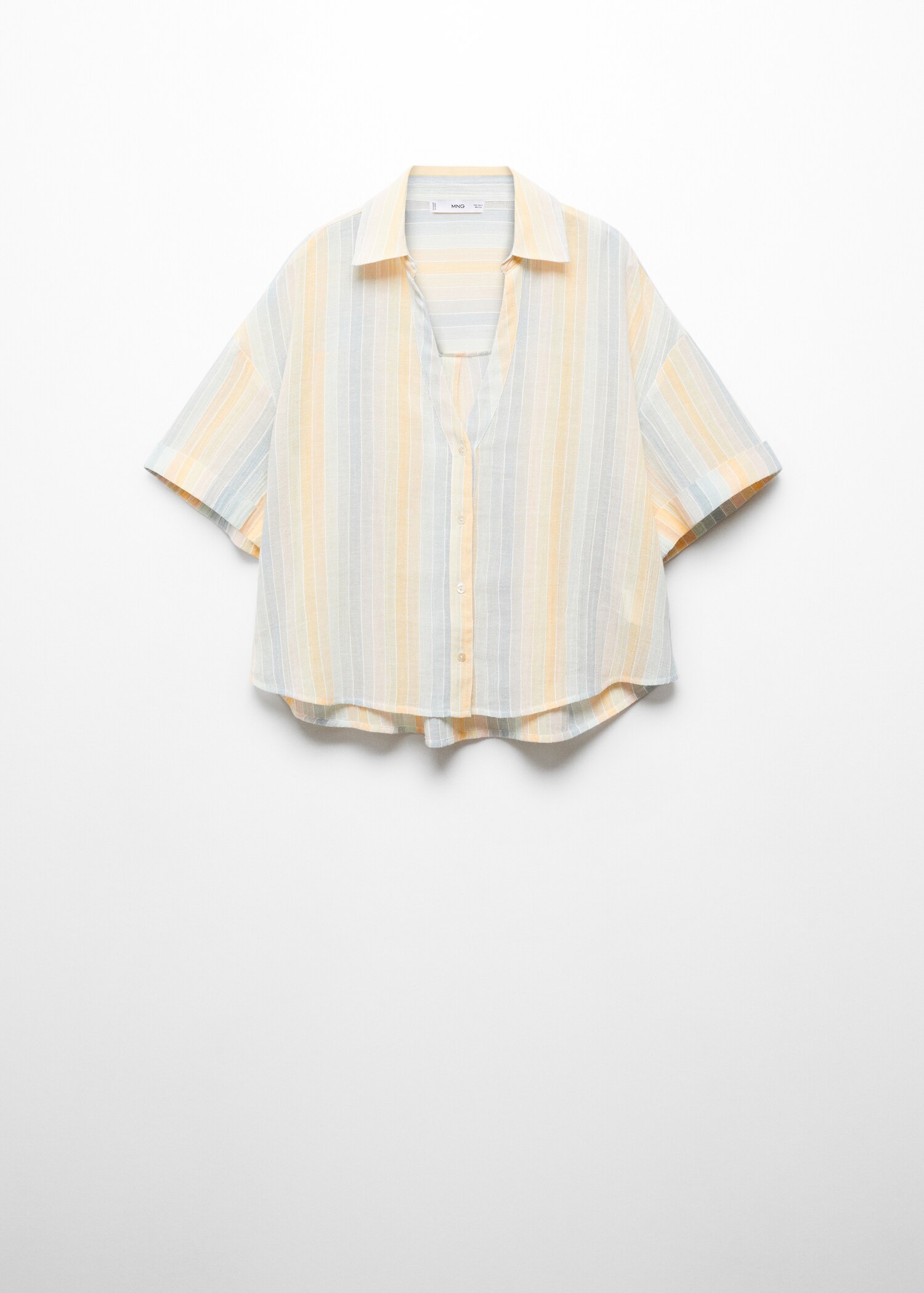 Semi-transparent striped shirt - Article without model