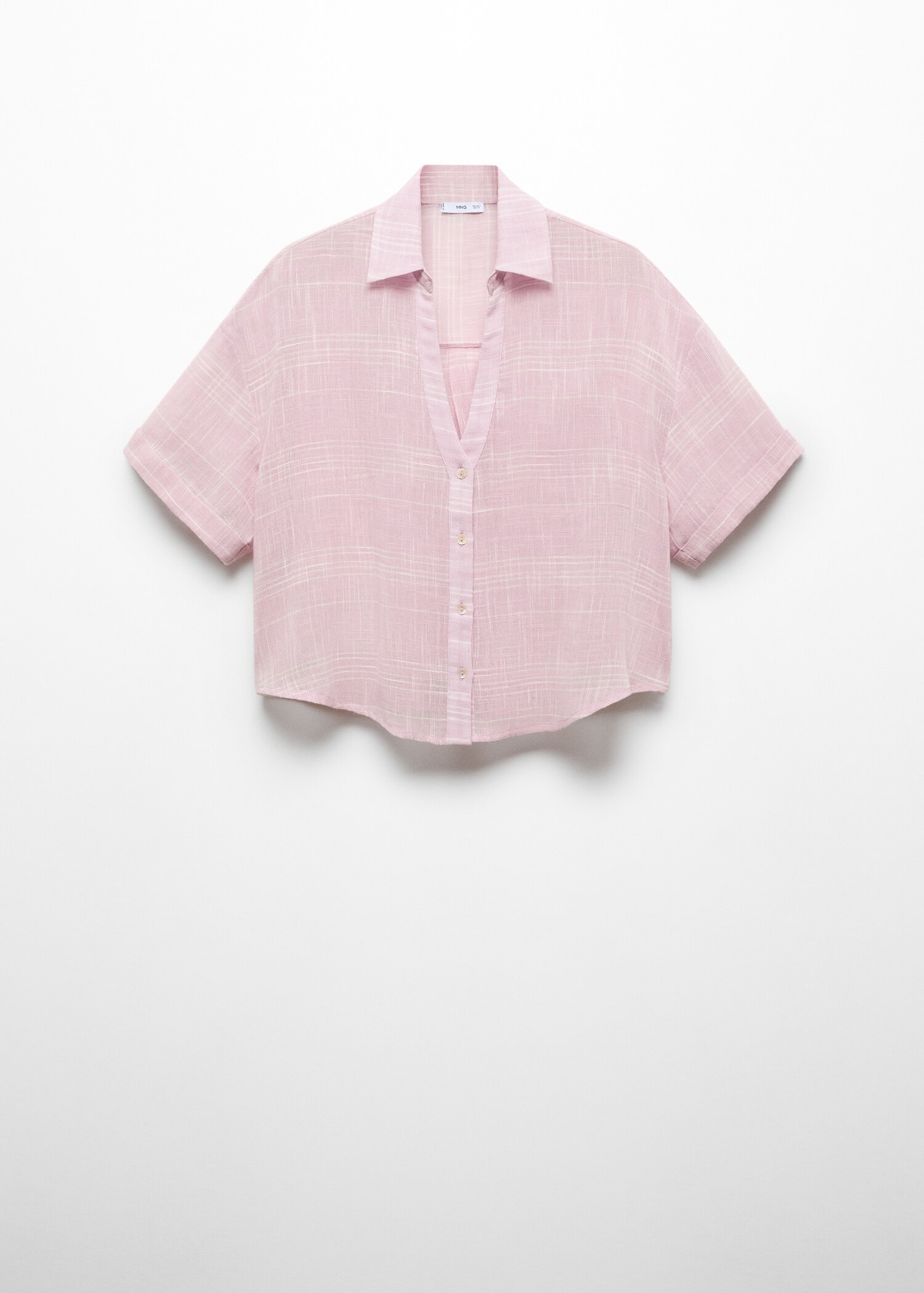 Semi-transparent striped shirt - Article without model