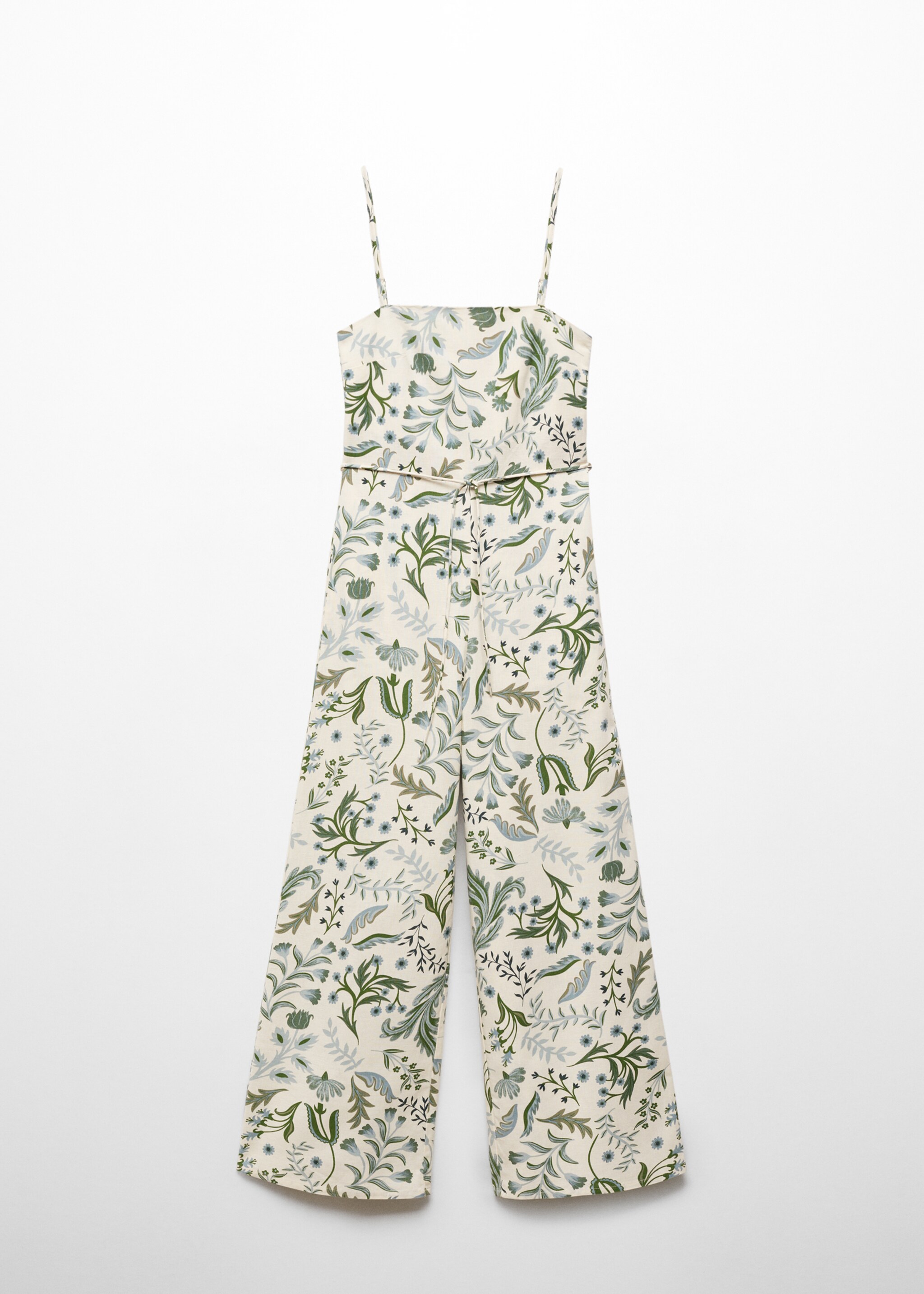 Printed jumpsuit with bow - Article without model