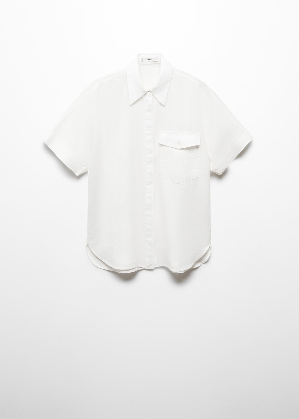 Pocket linen shirt - Women | MANGO USA