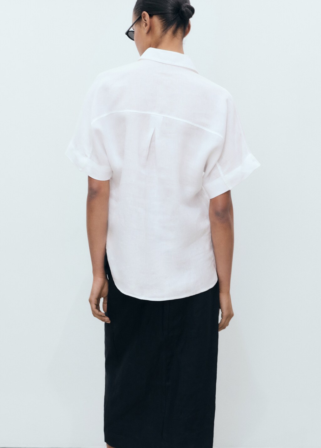 Pocket linen shirt - image 3