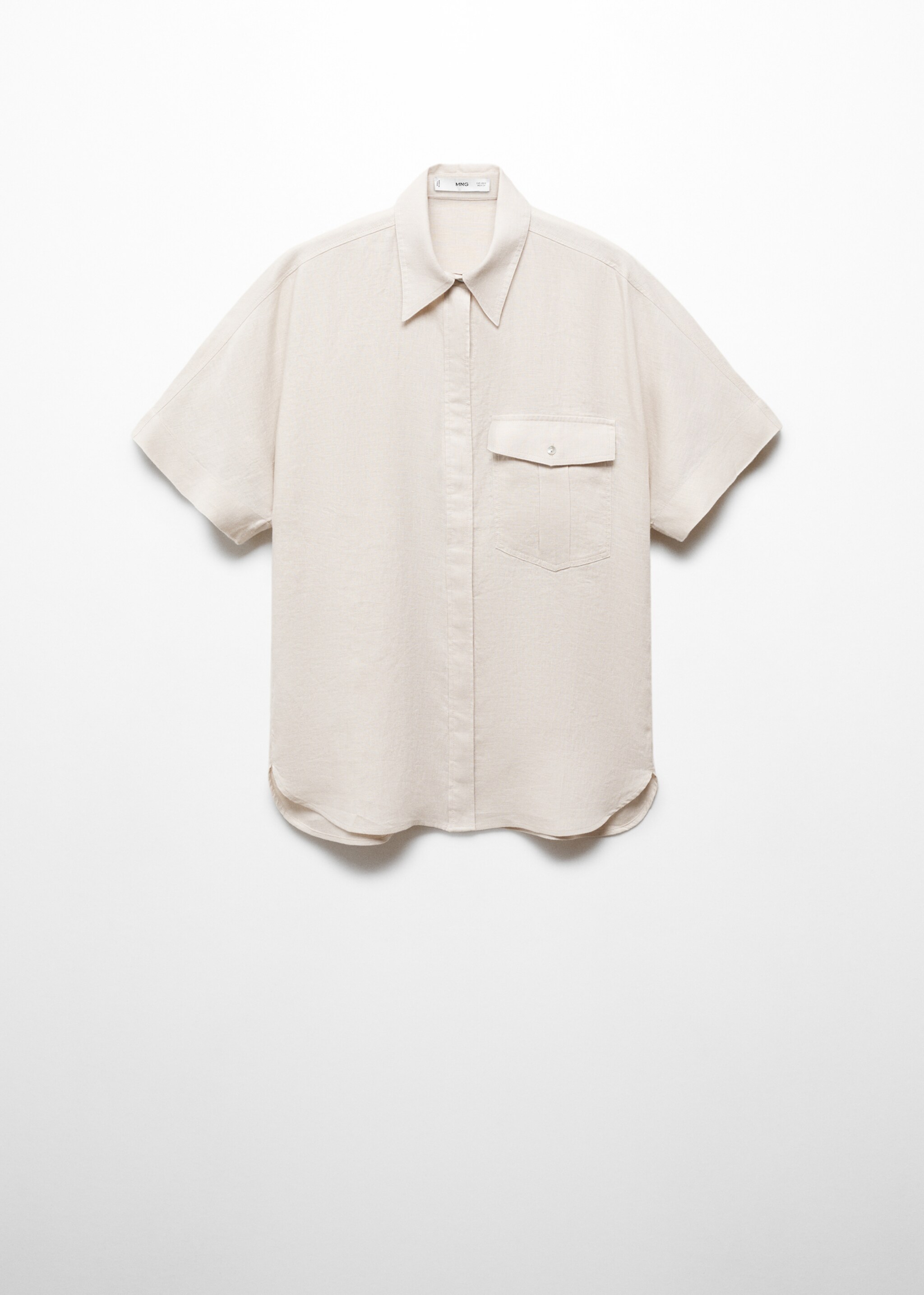 Pocket linen shirt - Article without model