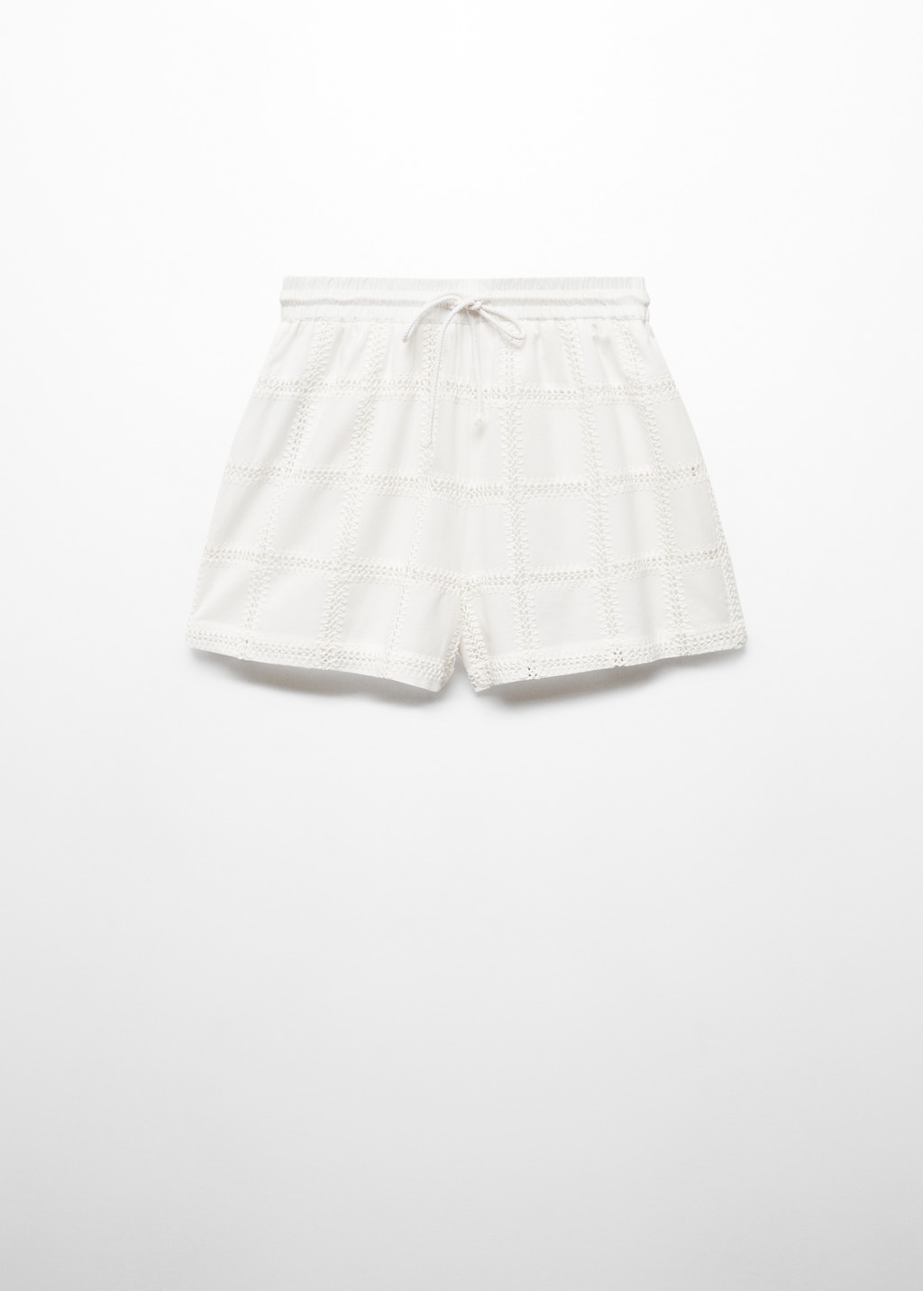 【GLOWNY】関税/送料込み BRIDAL MICRO SHORTS(IVORY) Ivory White Tweed A-Line Women Shorts – GOELIA