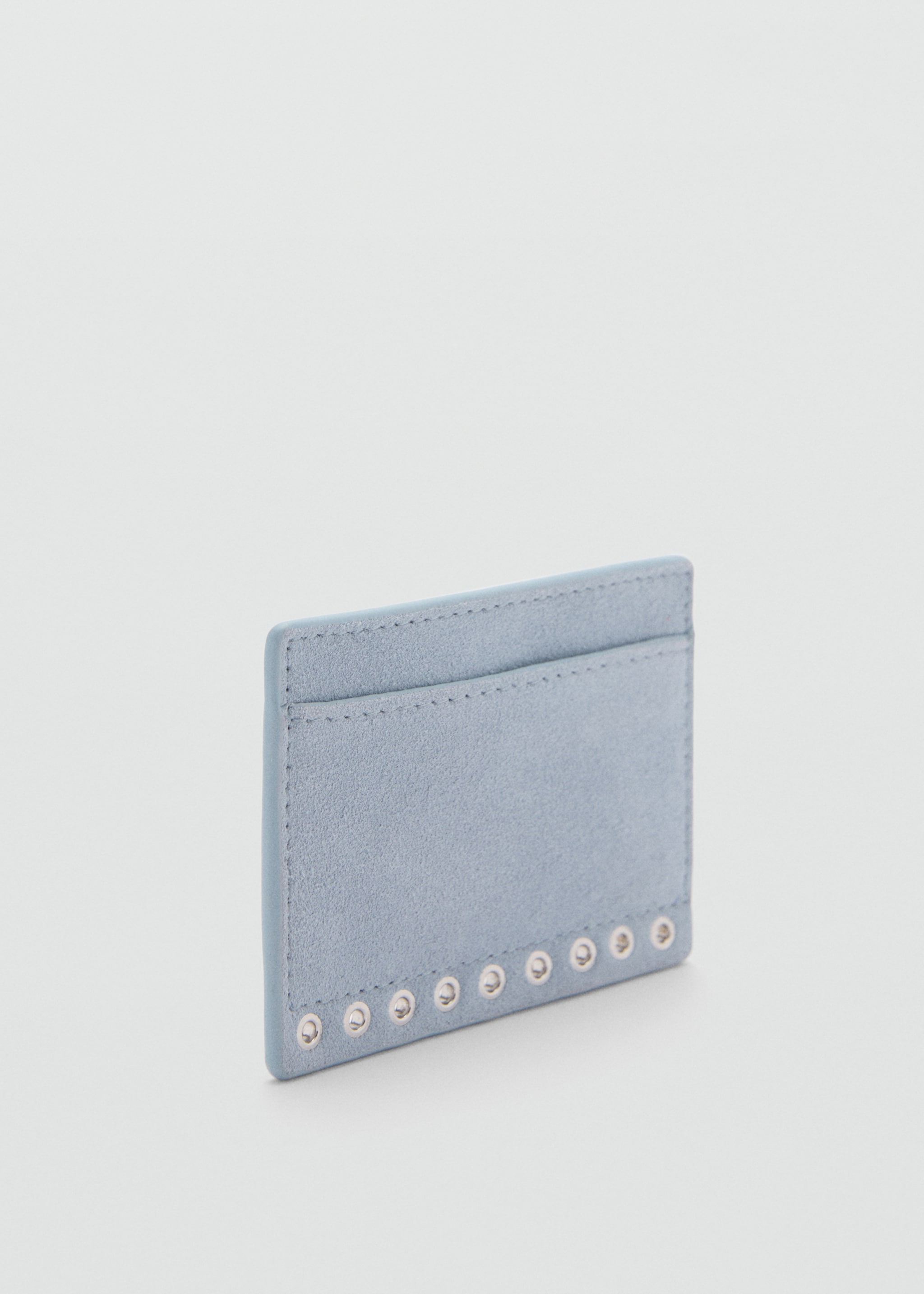 Suede die-cut card holder - Medium plane