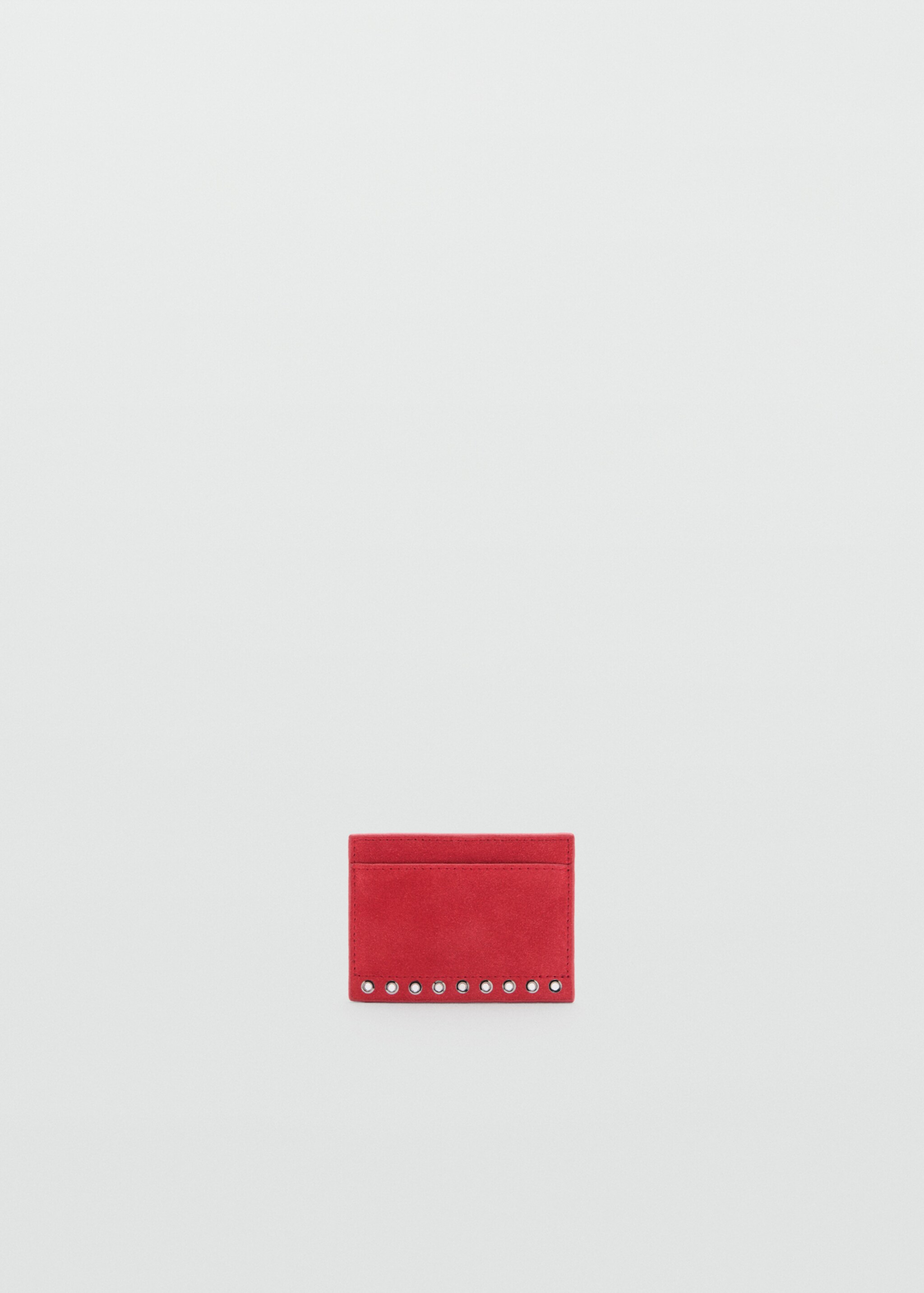 Suede die-cut card holder - Article without model