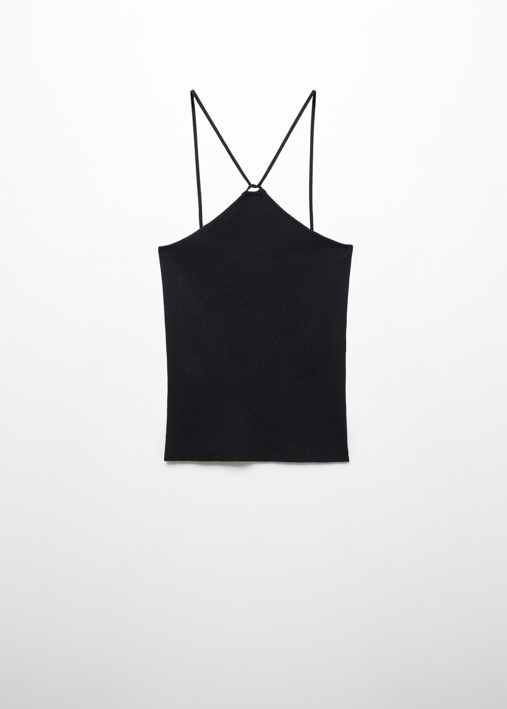 Knitted top with metallic thread - Women | MANGO USA