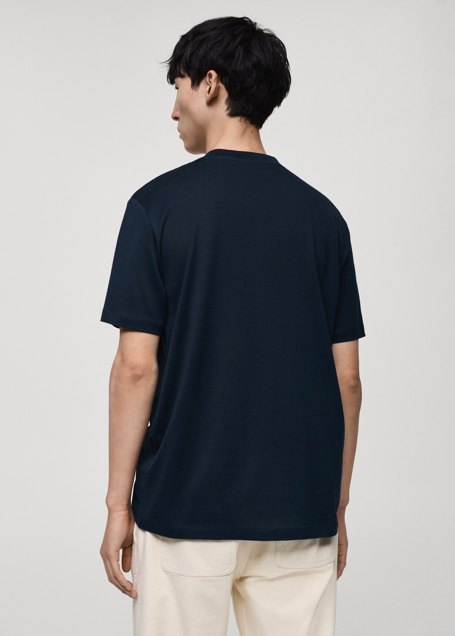 100% cotton T-shirt regular fit - Reverse of the article