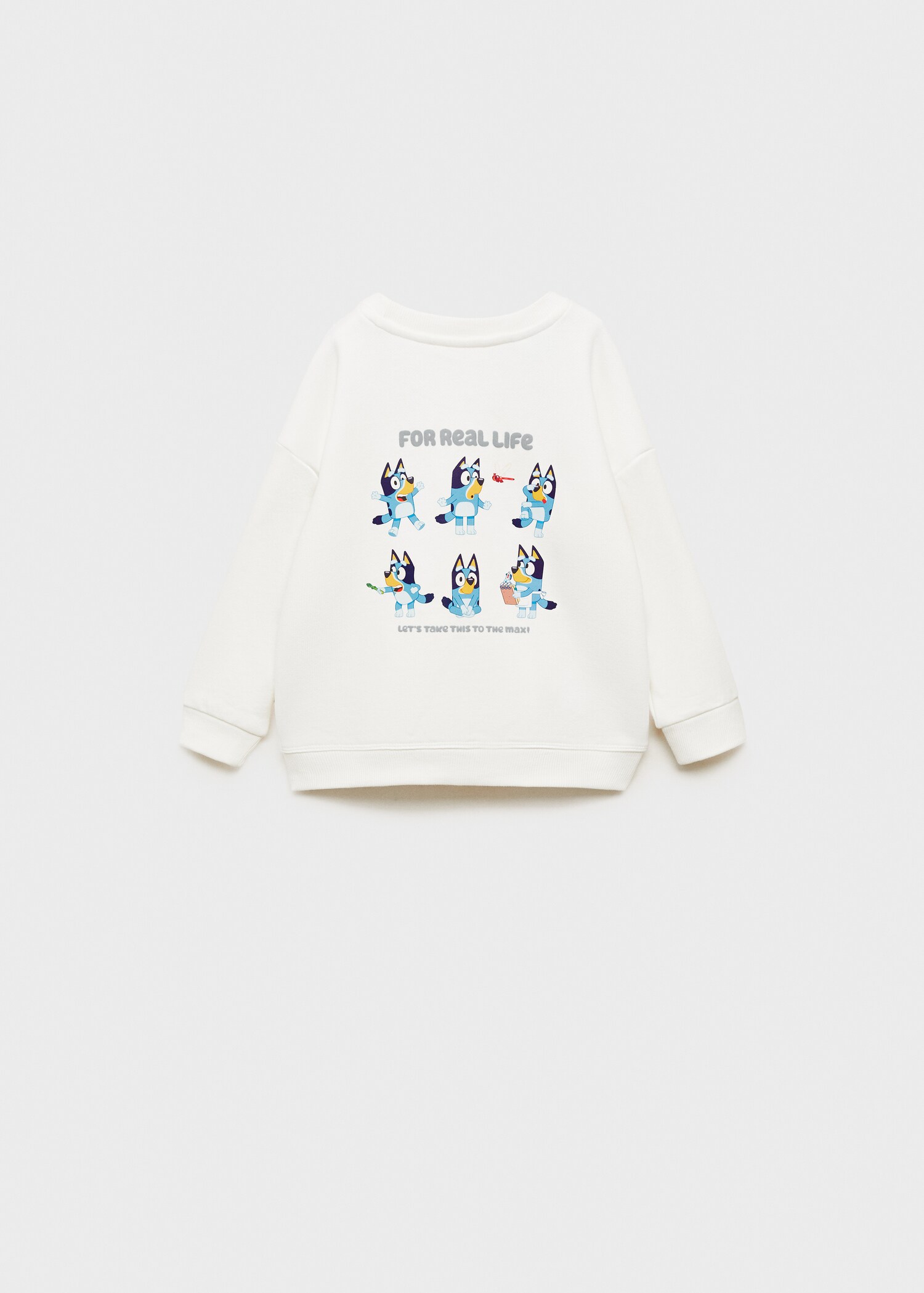 Sudadera estampado Bluey - Reverso del artículo