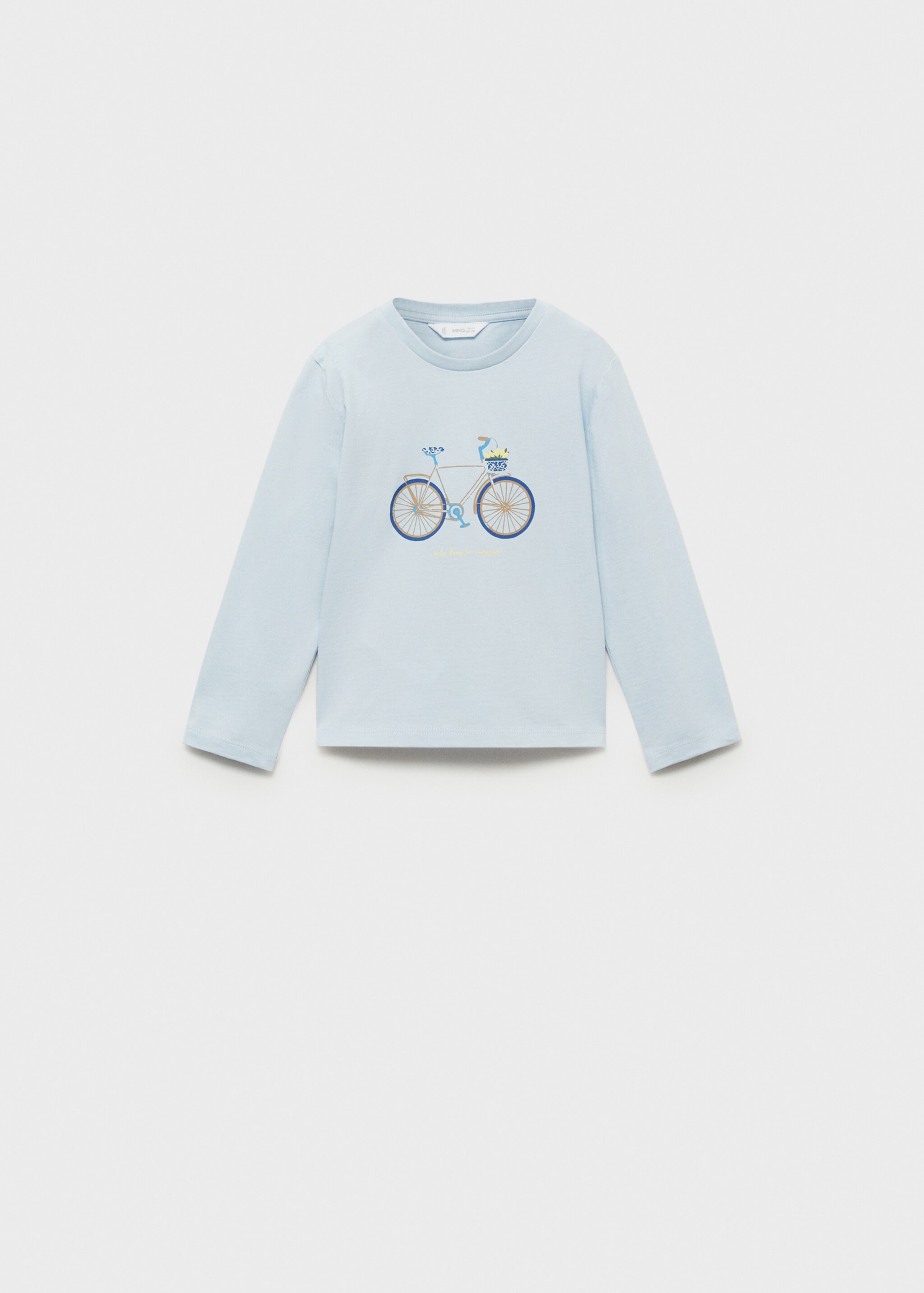 Printed cotton-blend T-shirt - Article without model