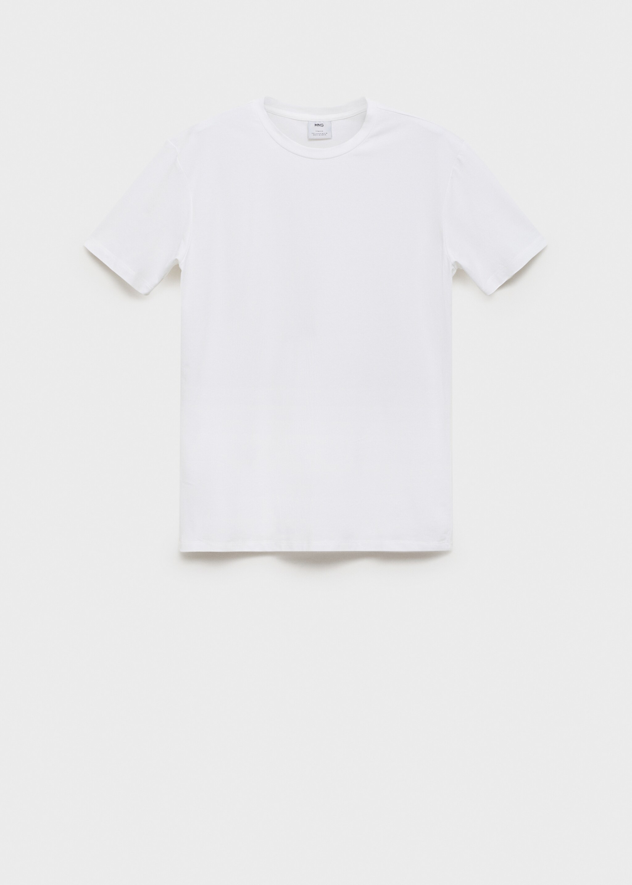 Stretch katoenen T-shirt - Artikel zonder model
