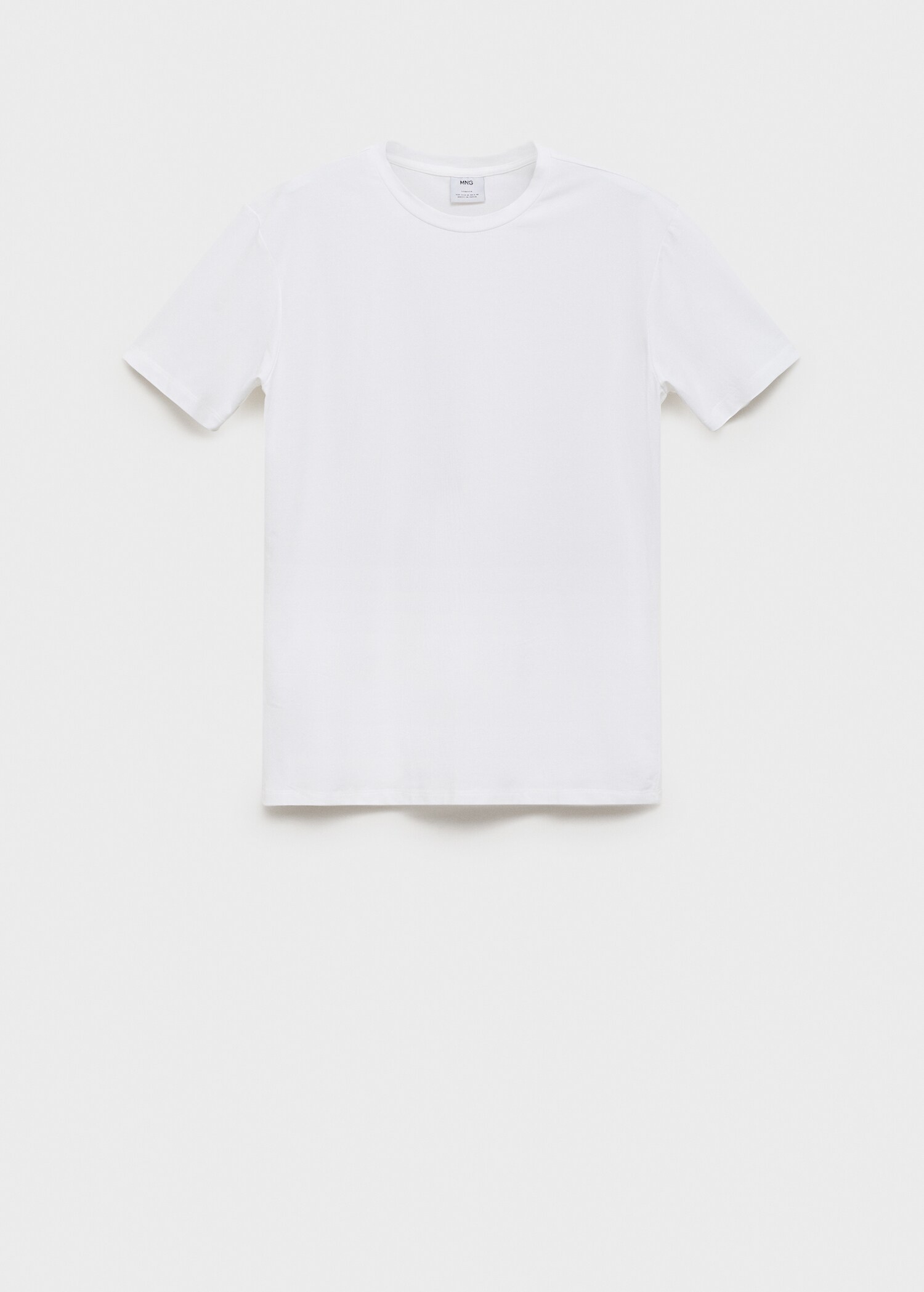 Stretch cotton T-shirt - Article without model